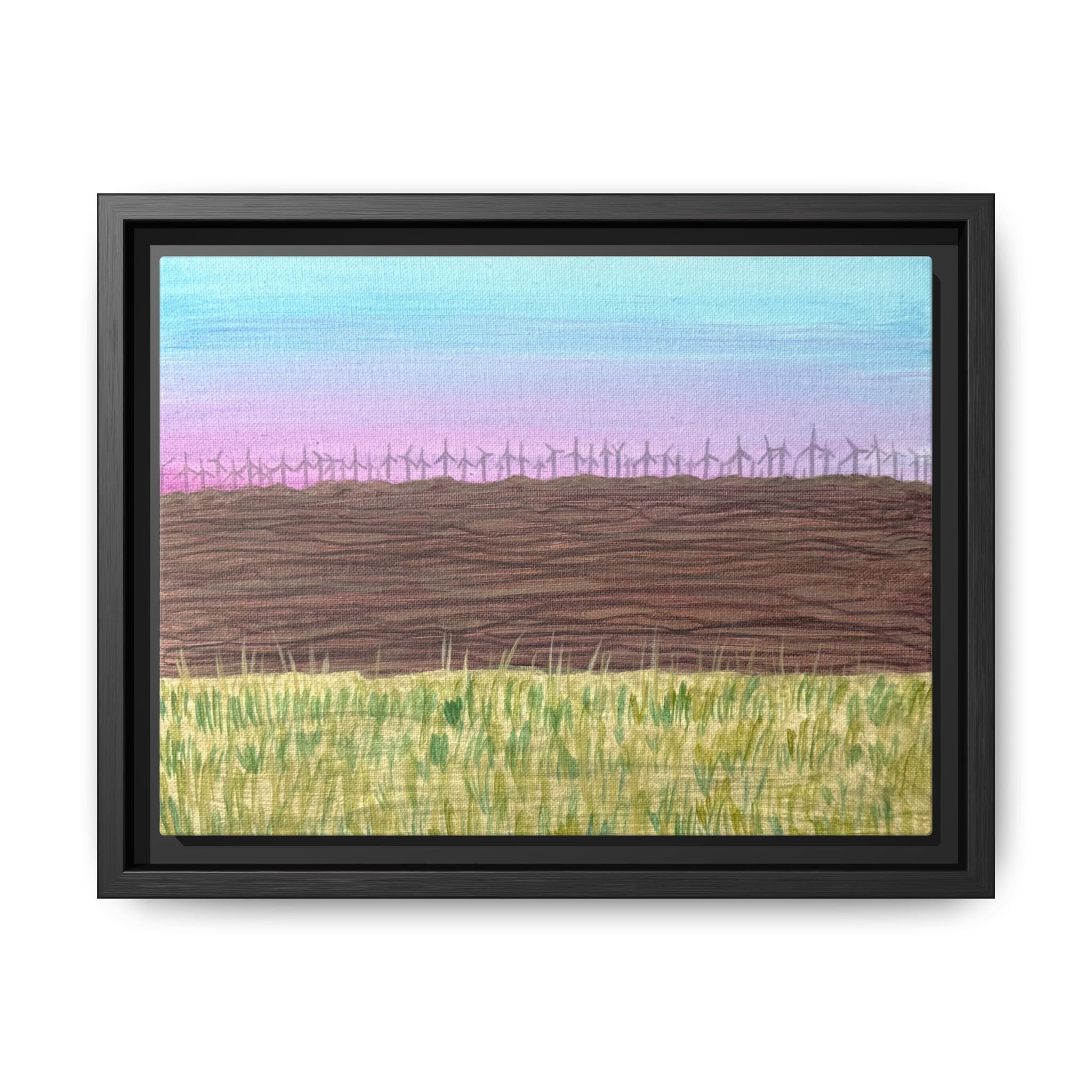Silverton, Texas - Day 59 - Pushing The Art Framed Canvas