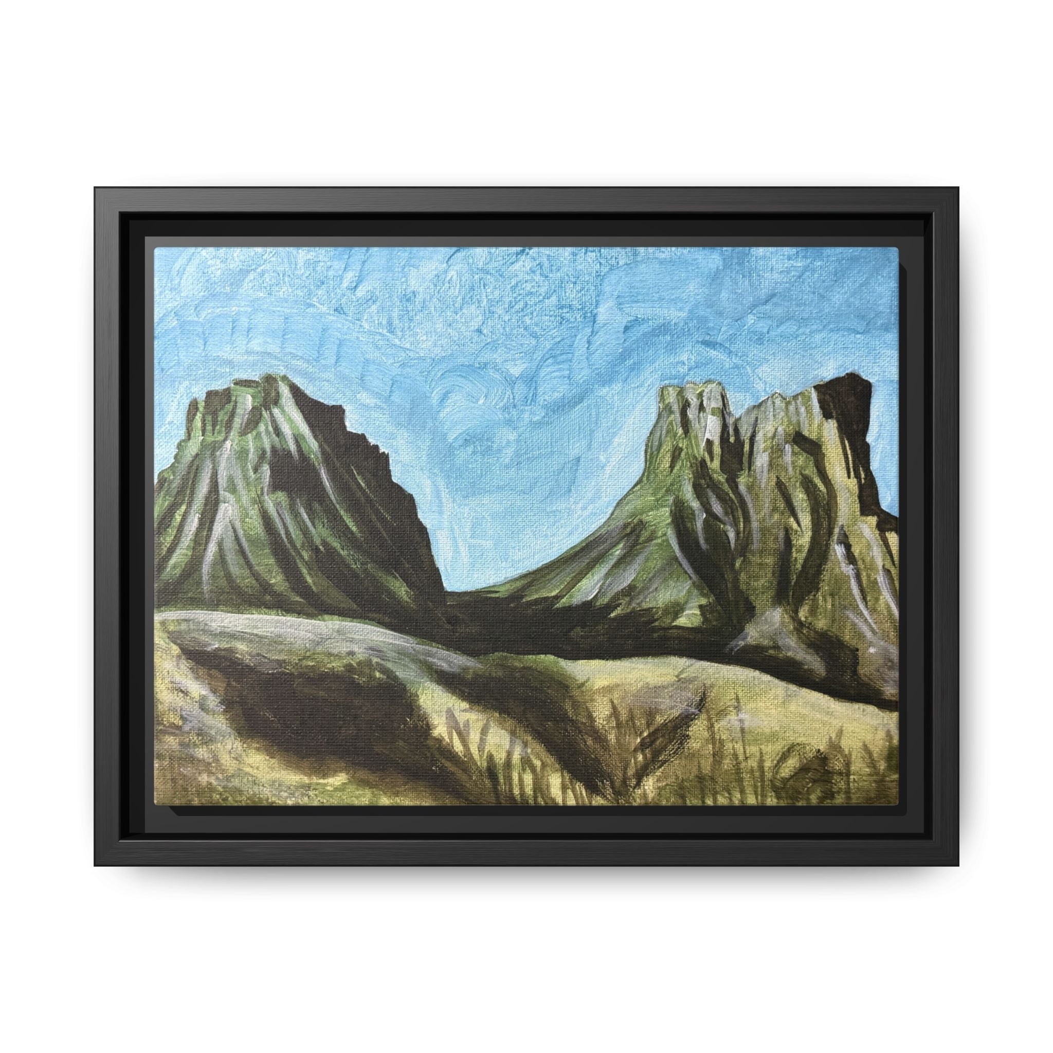 Kearny, Arizona - Day 90 - Pushing The Art Framed Canvas