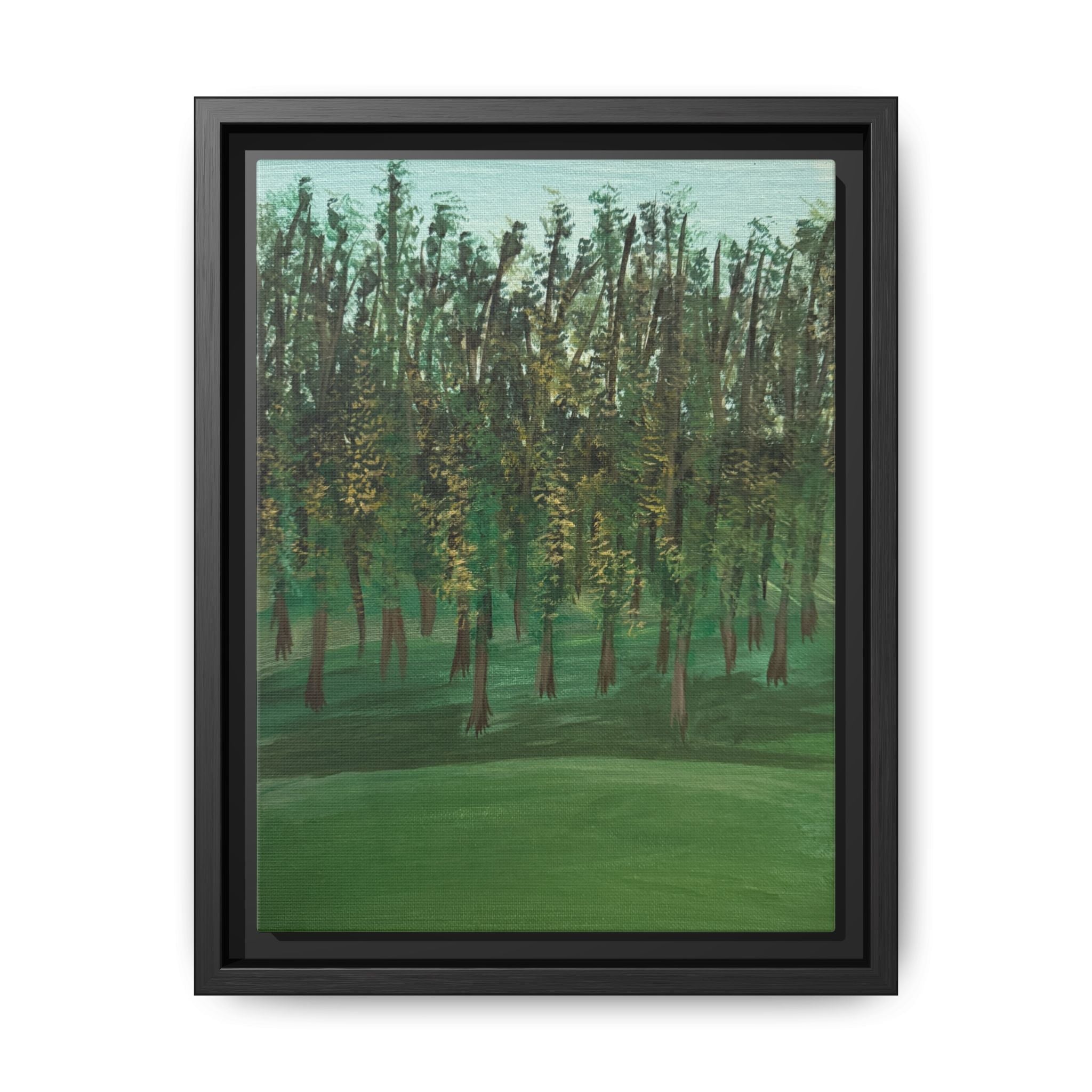 Orange, Virginia - Day 12- Pushing The Art Framed Canvas