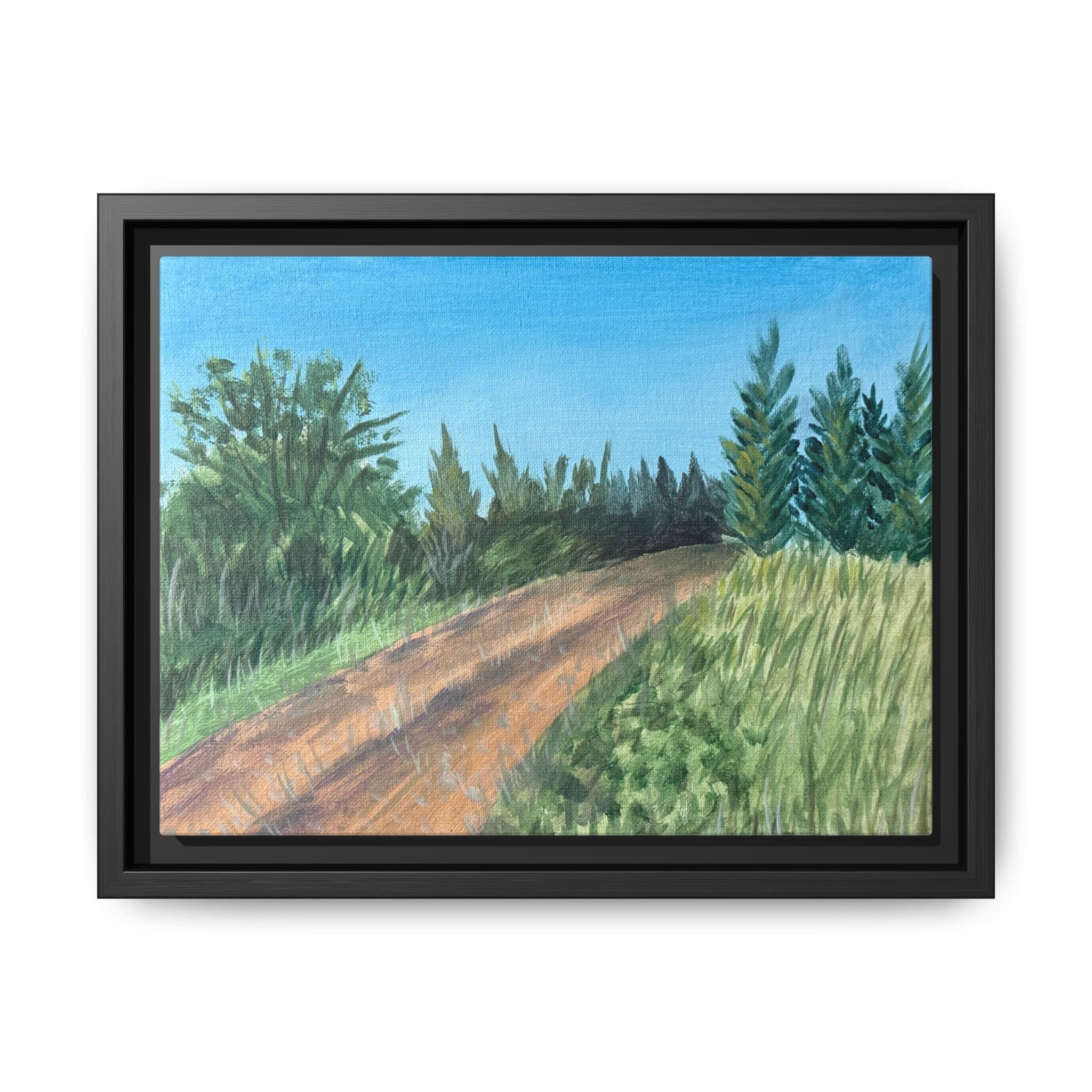 Fort Smith, Arkansas - Day 44 - Pushing The Art Framed Canvas