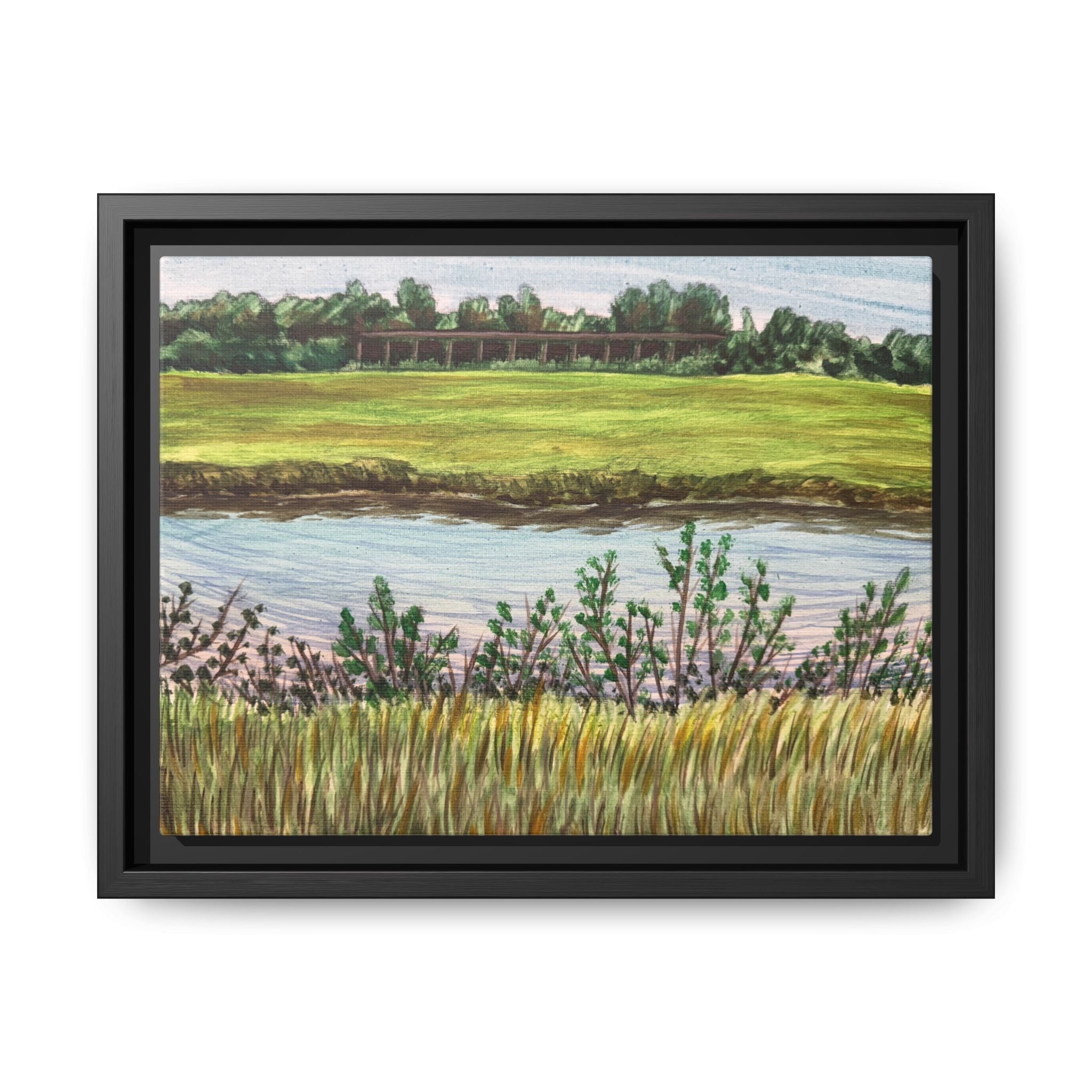 West Memphis, Arkansas - Day 37 - Pushing The Art Framed Canvas