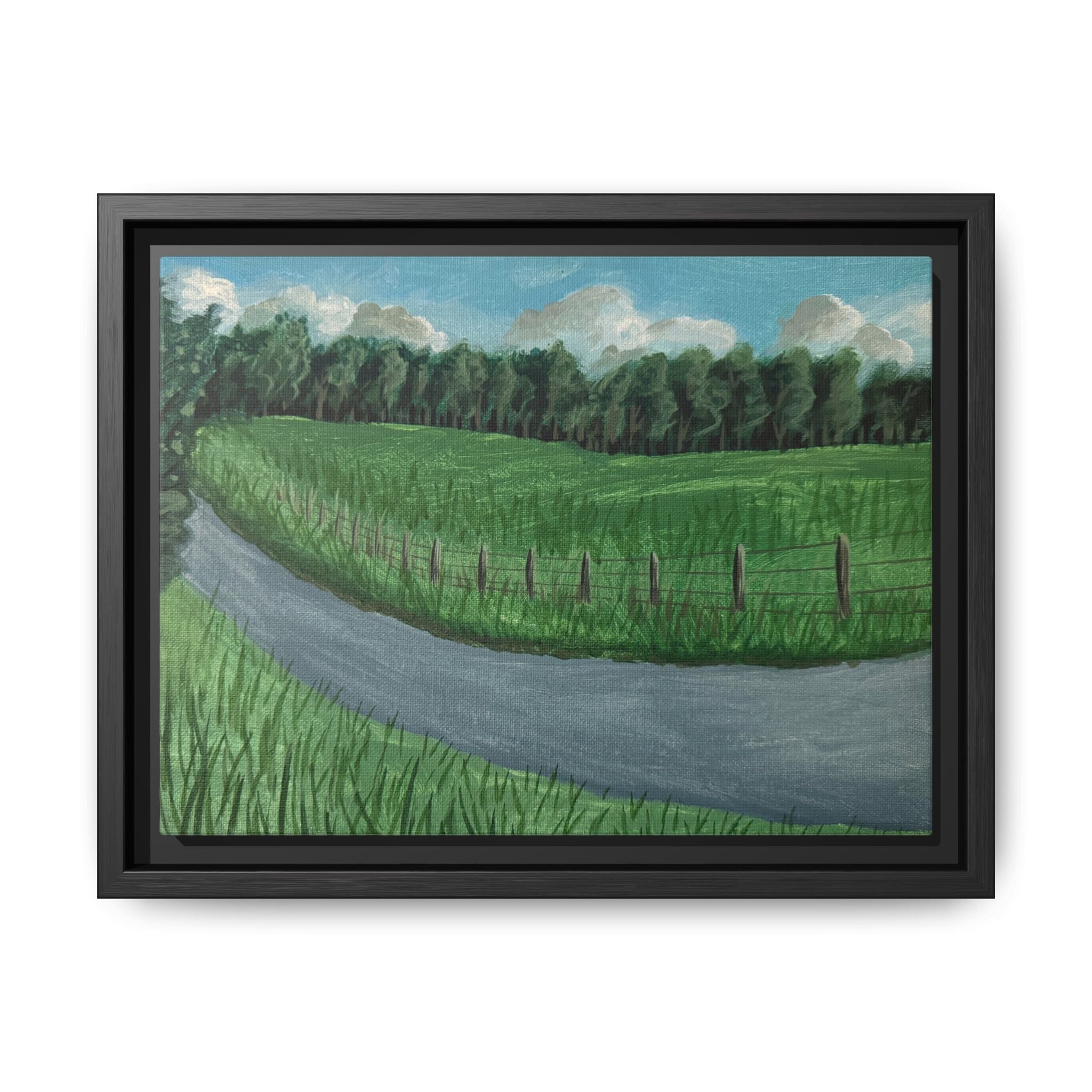 Spottswood, Virginia - Day 14 - Pushing The Art Framed Canvas