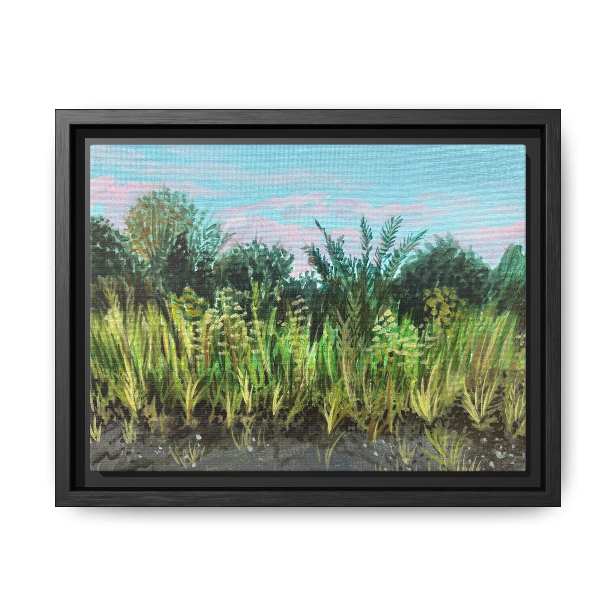 Wrightstown, New Jersey - Day 1- Pushing The Art Framed Canvas