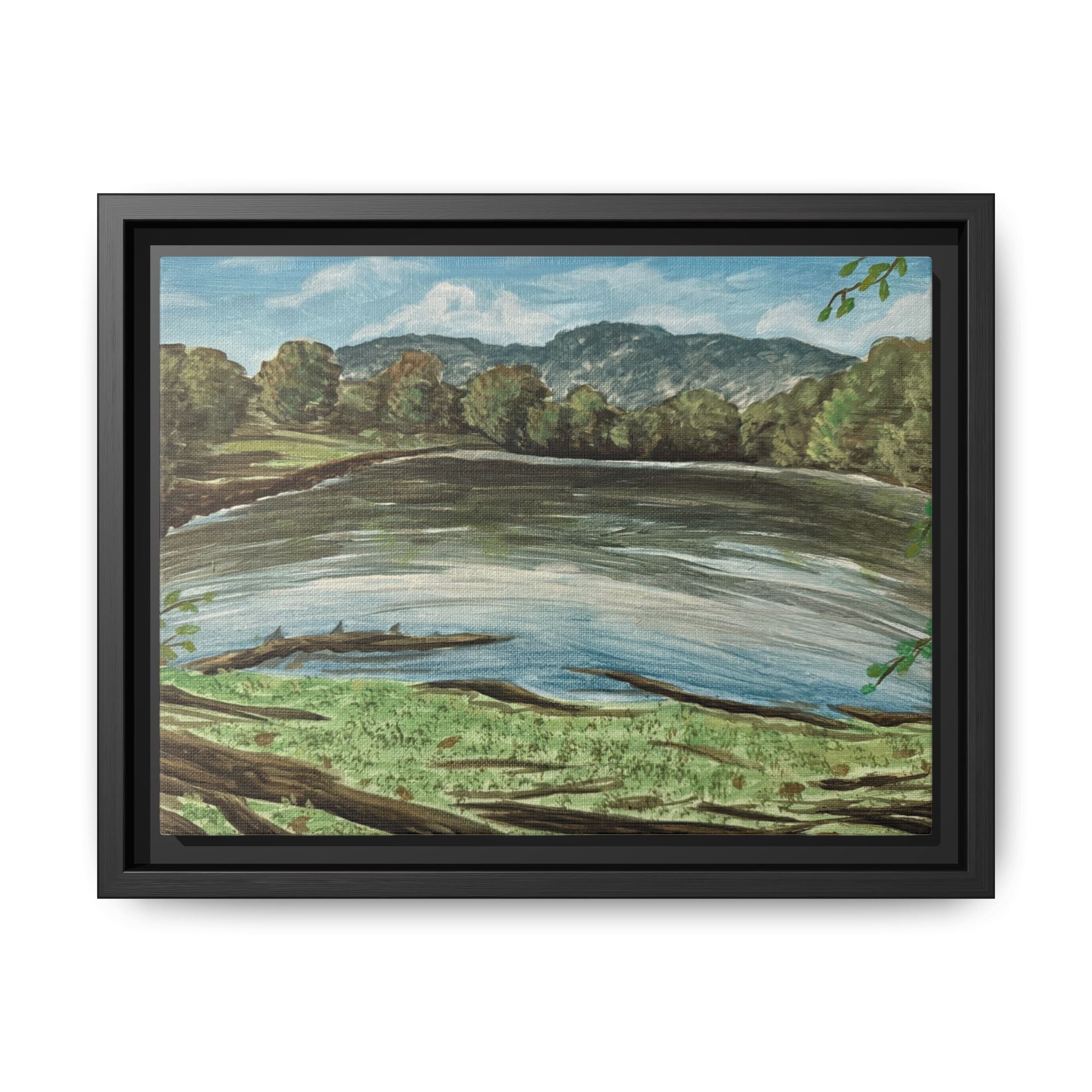 Rockwood, Tennessee - Day 26 - Pushing The Art Framed Canvas