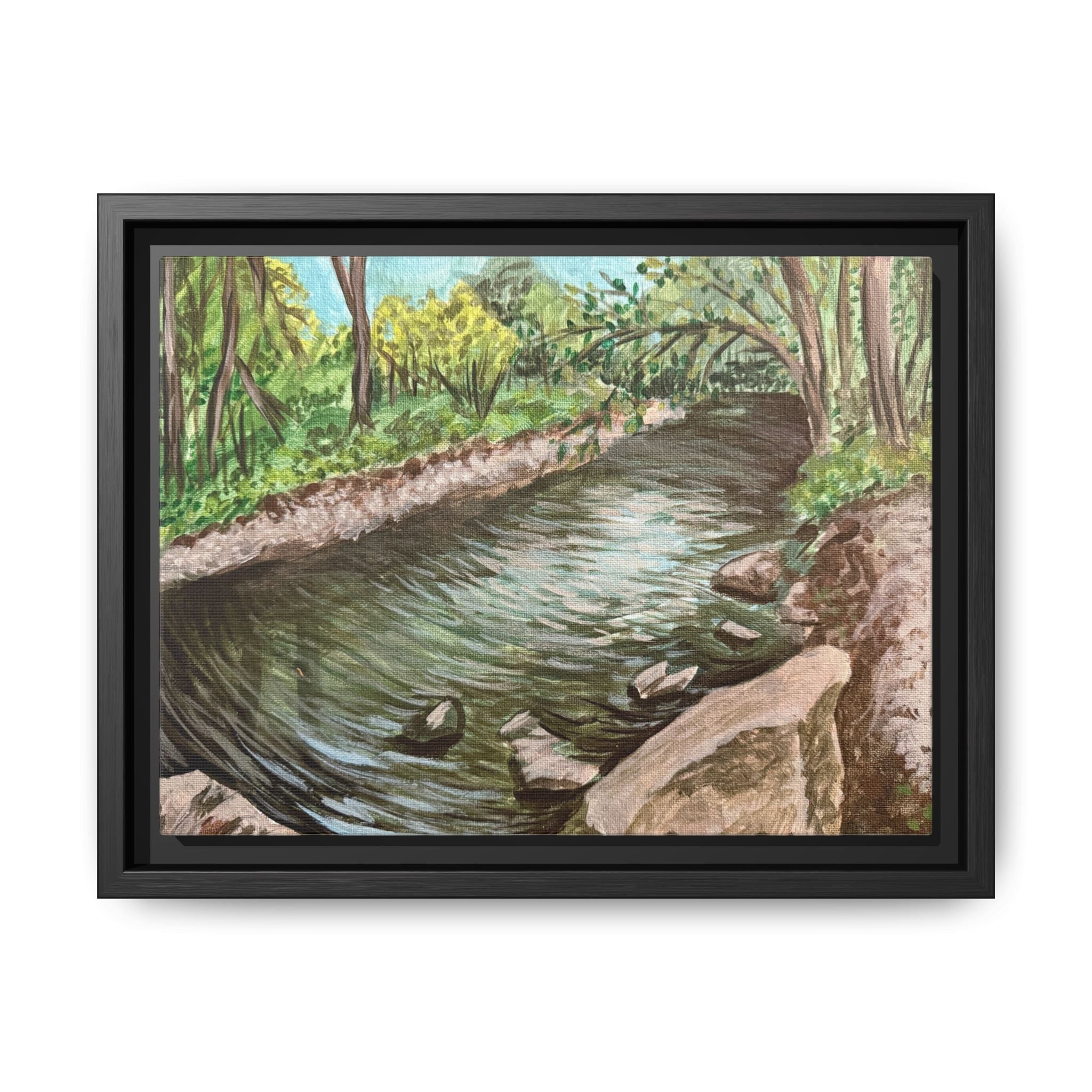 Elk Ridge, Maryland - Day 6 - Pushing The Art Framed Canvas