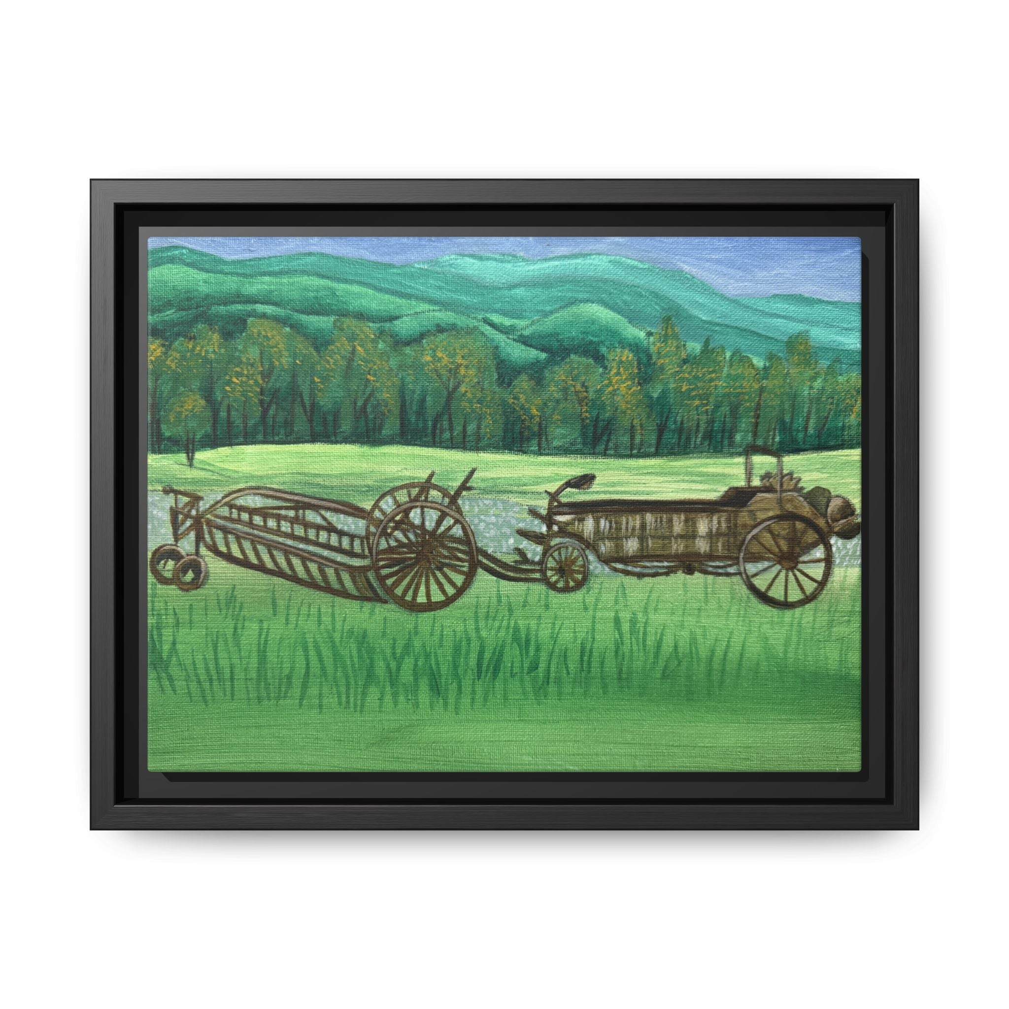 Lafayette, Virginia - Day 17 - Pushing The Art Framed Canvas