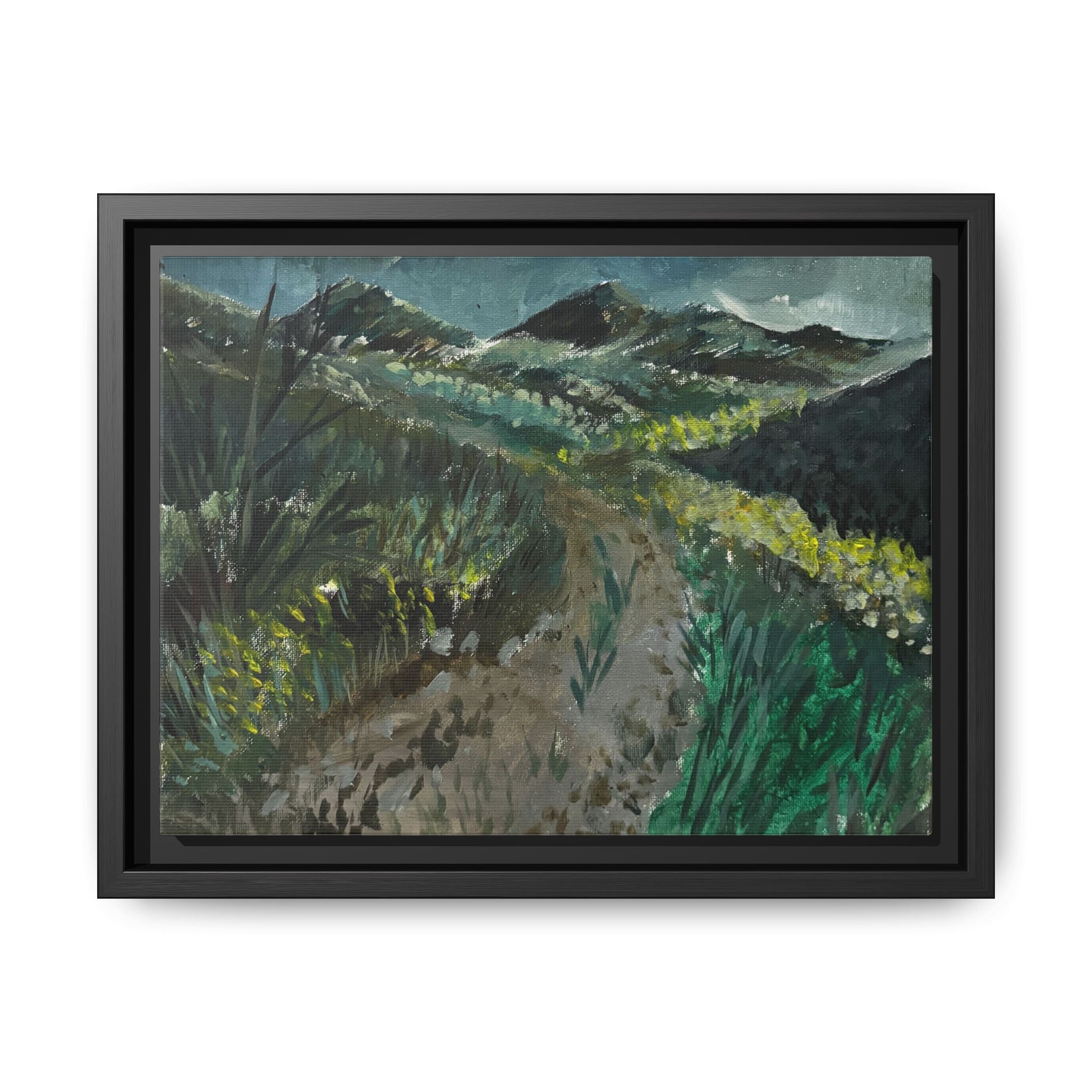 Steele Canyon - Pushing The Art Framed Canvas