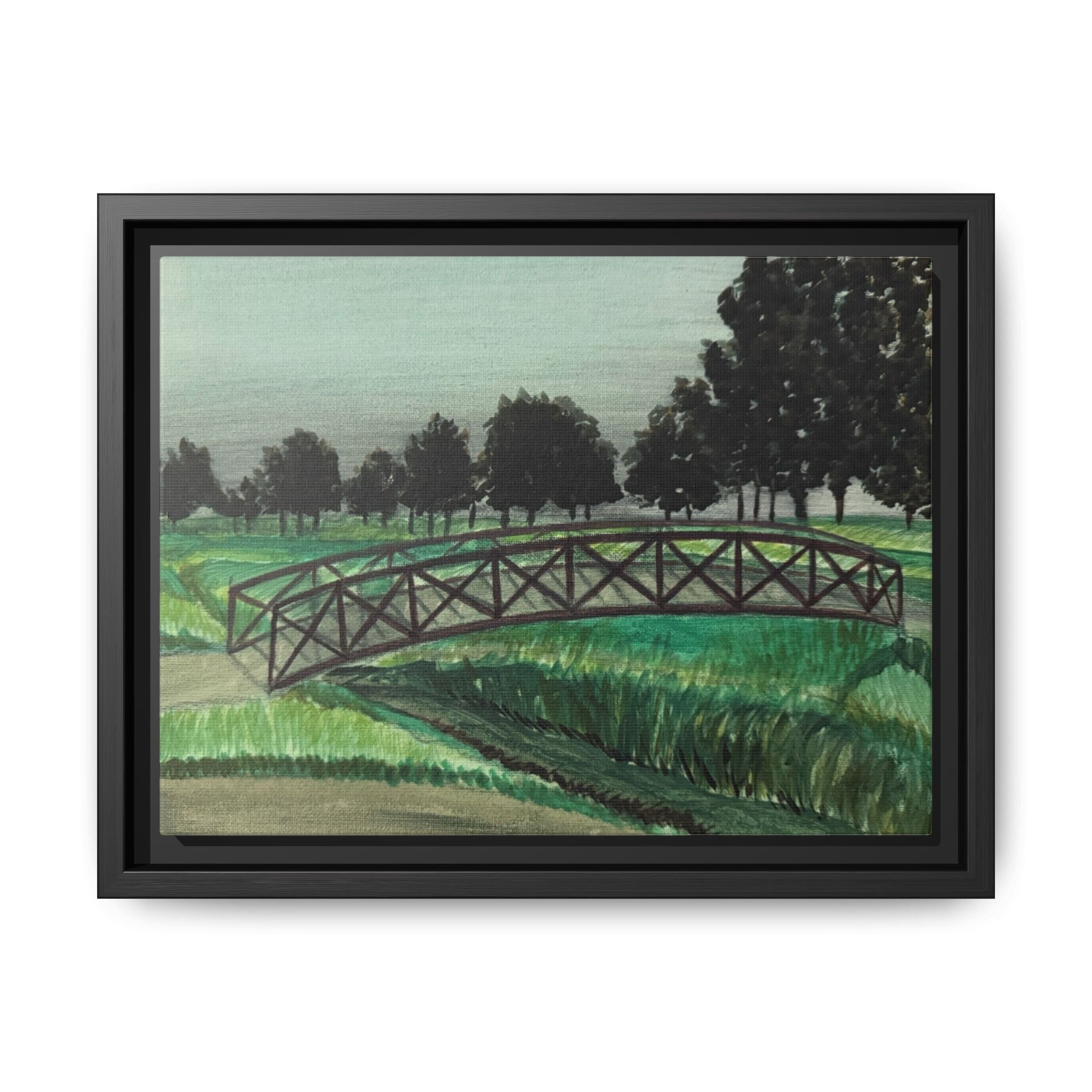 Oak Ridge, Tennessee - Day 25 - Pushing The Art Framed Canvas