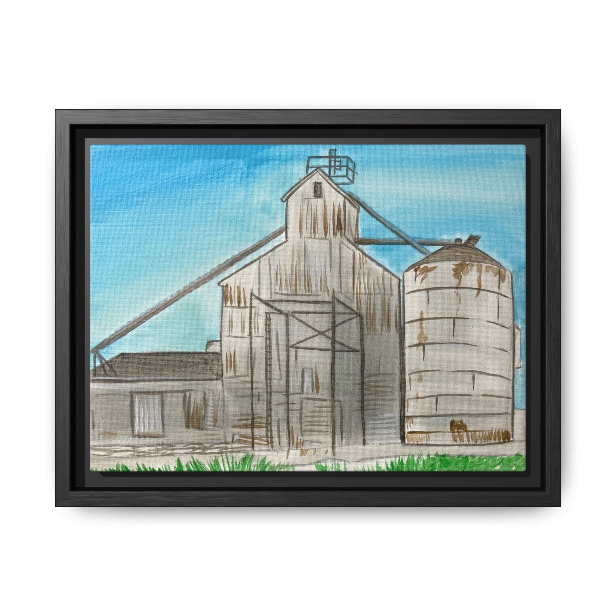 Henryetta, Oklahoma - Day 46 - Pushing The Art Framed Canvas