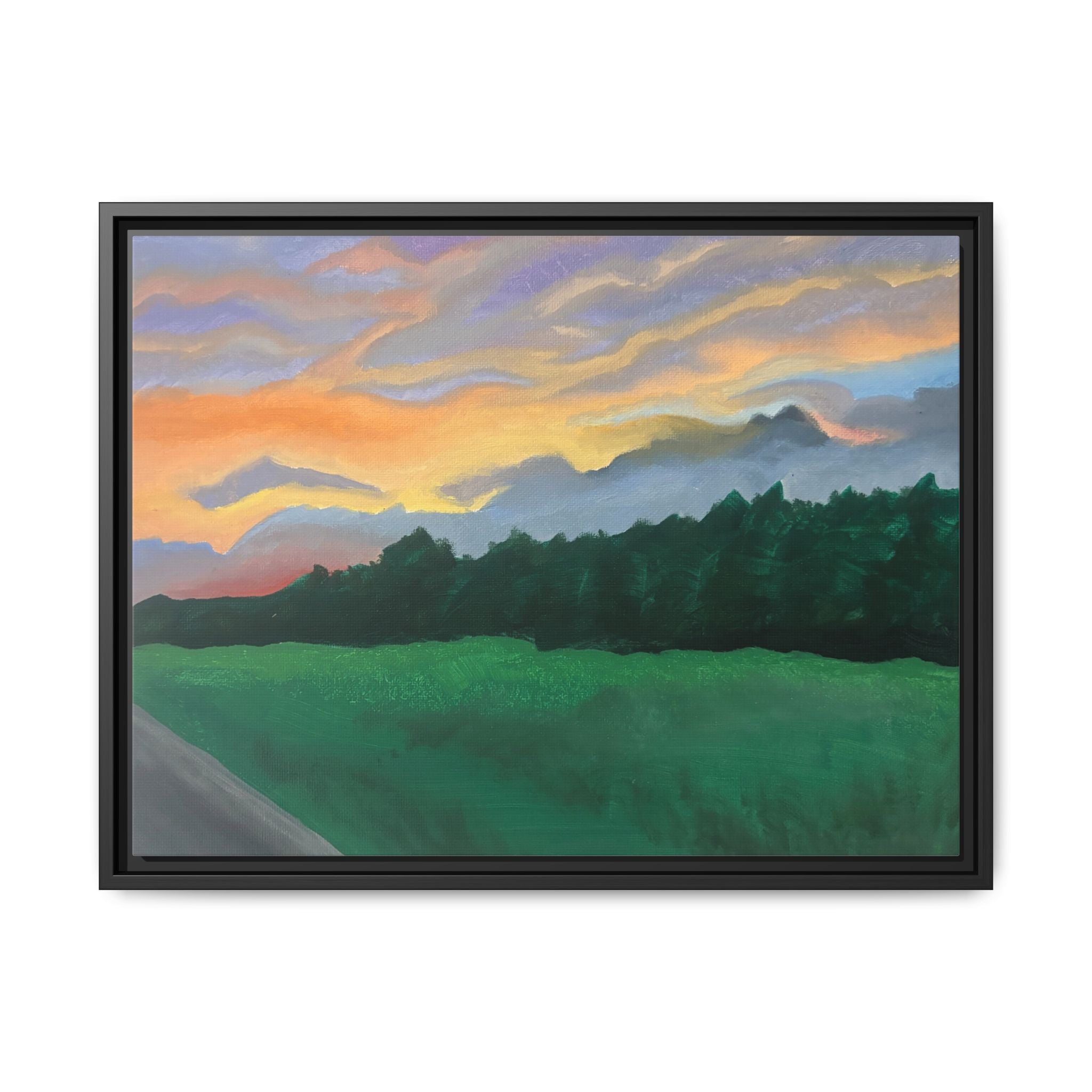 Lebanon, Tennessee - Day 30 - Pushing The Art Framed Canvas