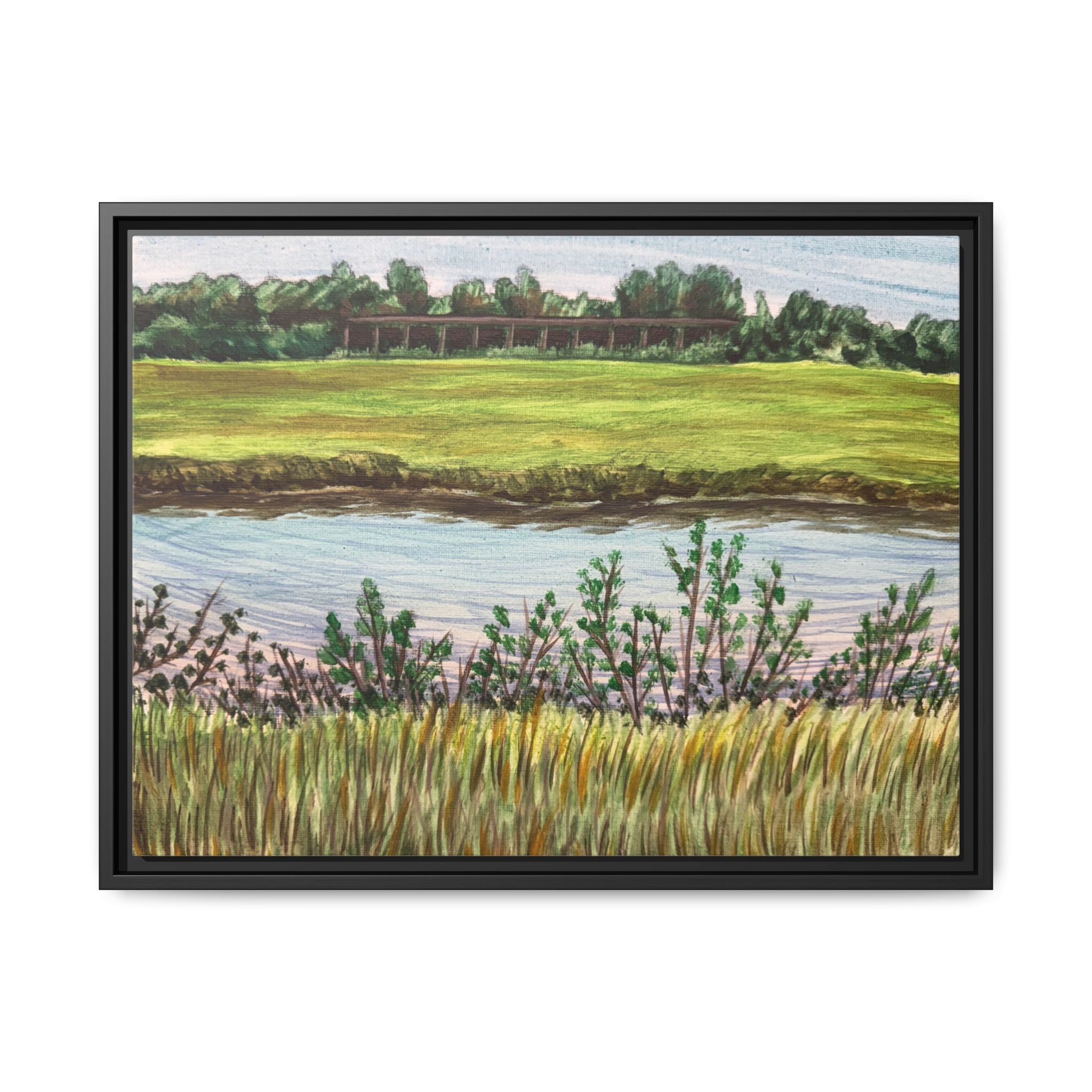 West Memphis, Arkansas - Day 37 - Pushing The Art Framed Canvas