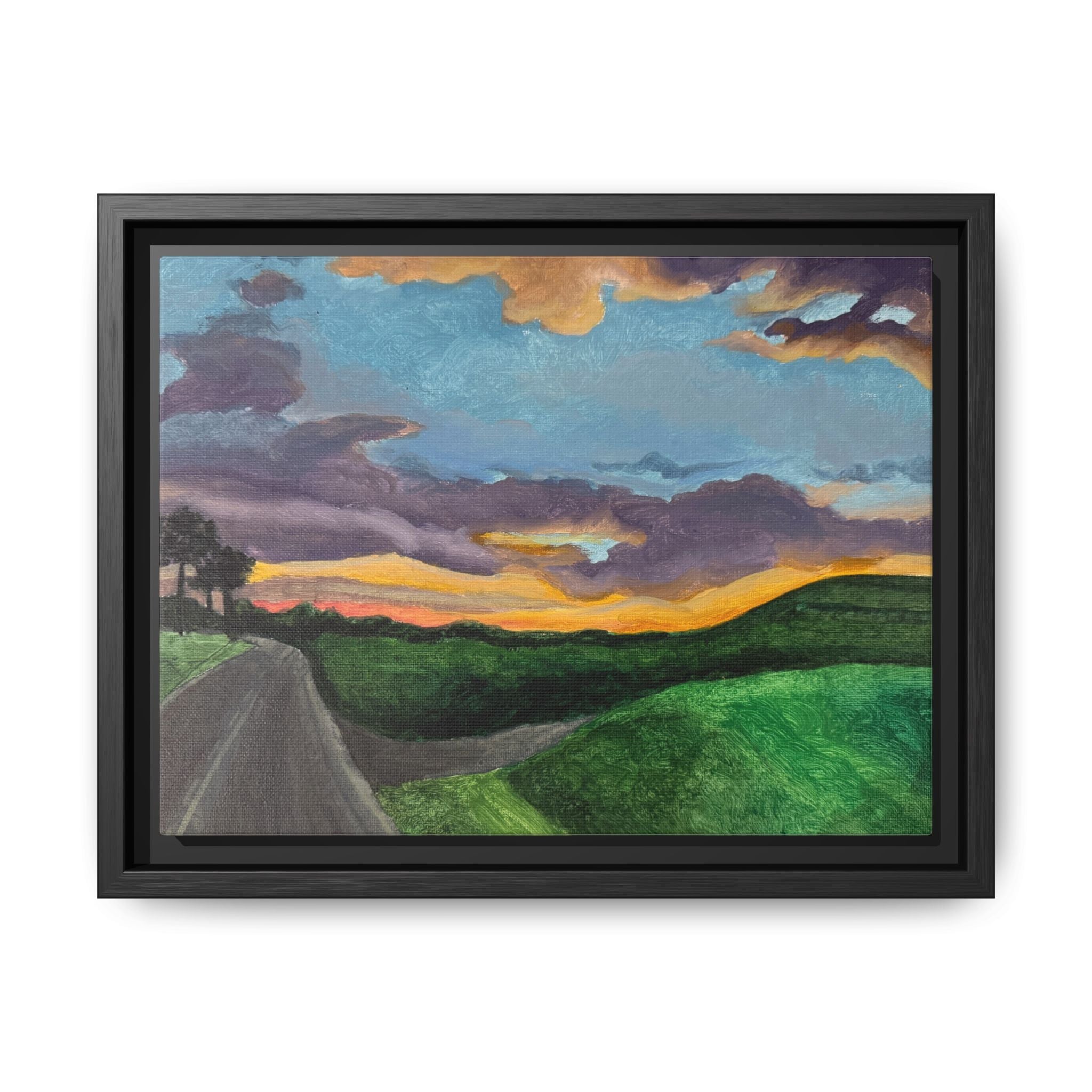 Bristol, Virginia - Day 21 - Pushing The Art Framed Canvas