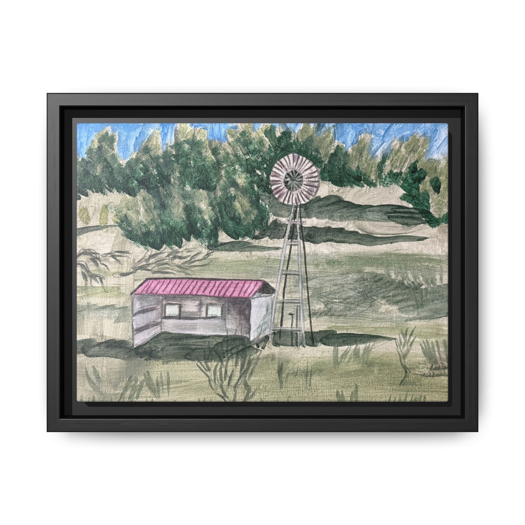 Julian, California - Day 101 - Pushing The Art Framed Canvas