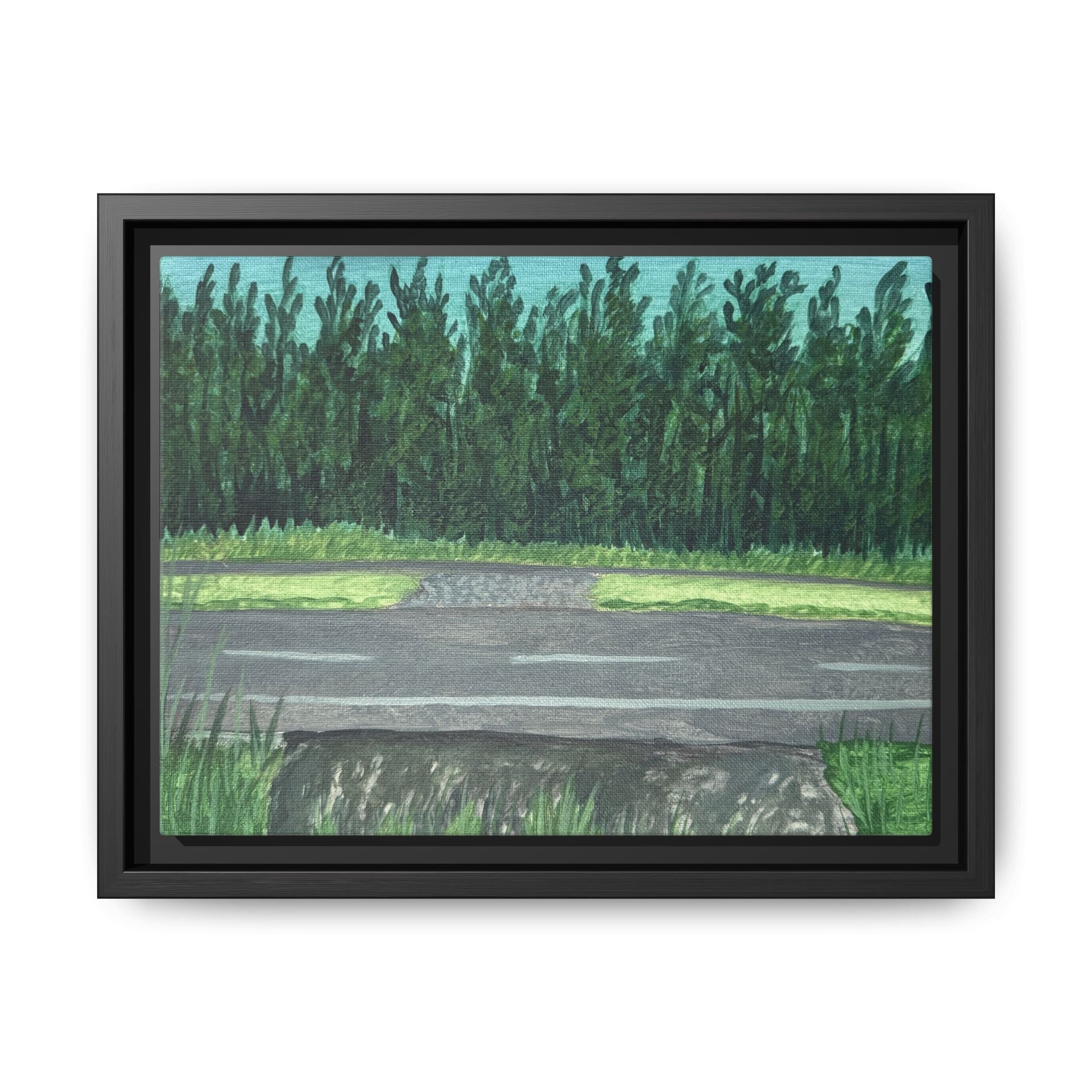 Huntingdon, Tennessee - Day 34 - Pushing The Art Framed Canvas