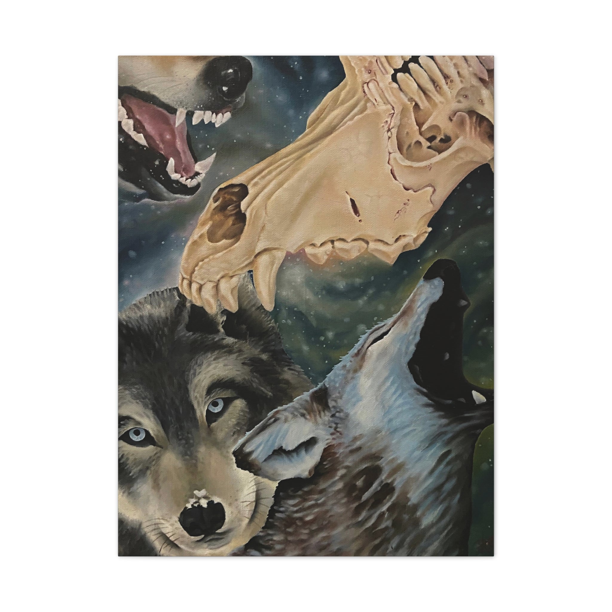 Cry Wolf Canvas