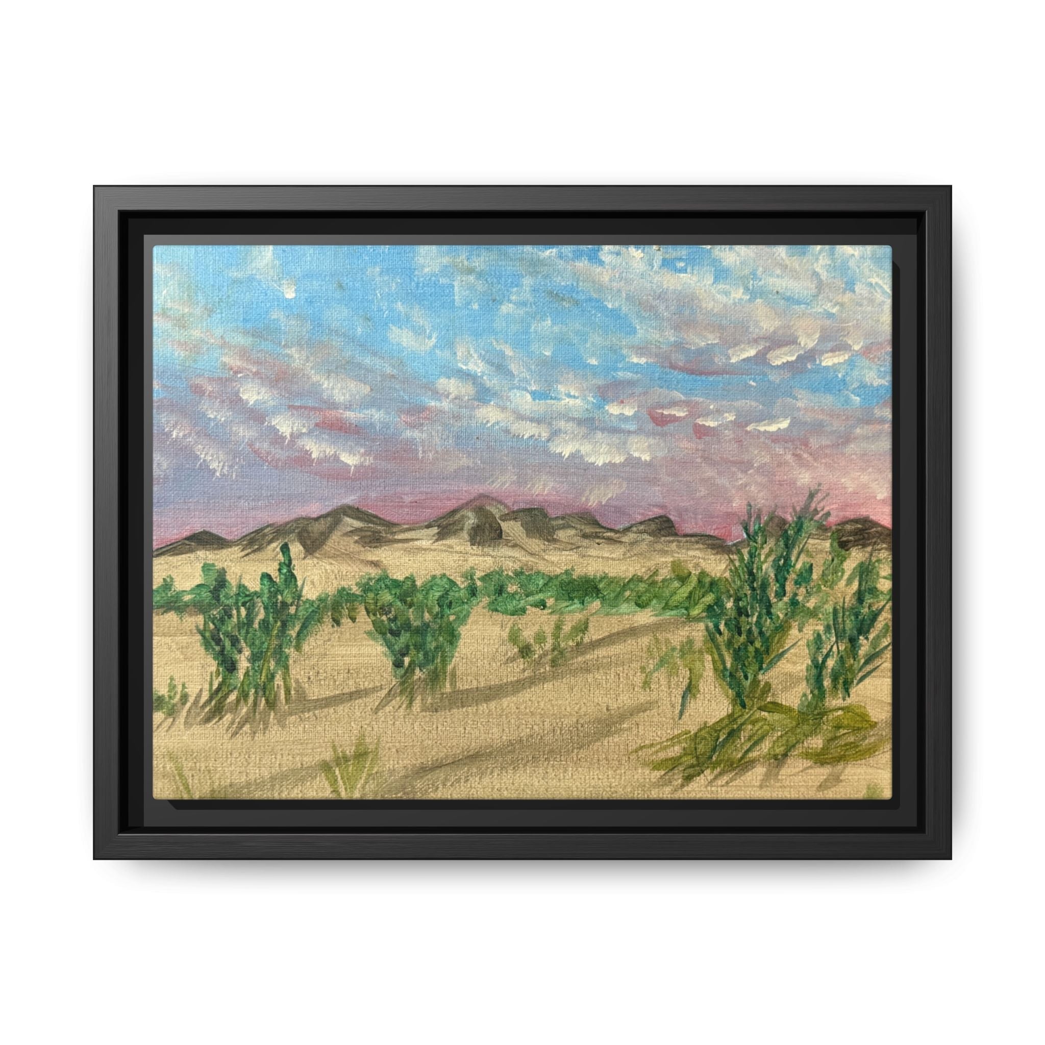 Glamis, California - Day 98 - Pushing The Art Framed Canvas
