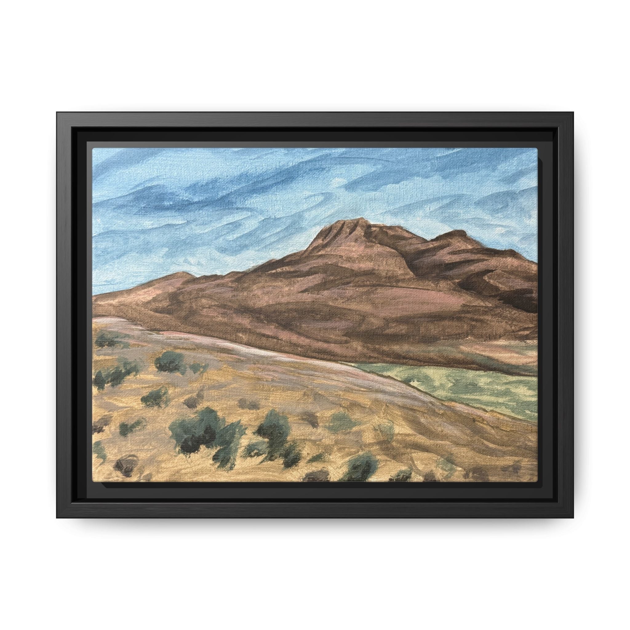 Kent, Texas - Day 70 - Pushing The Art Framed Canvas