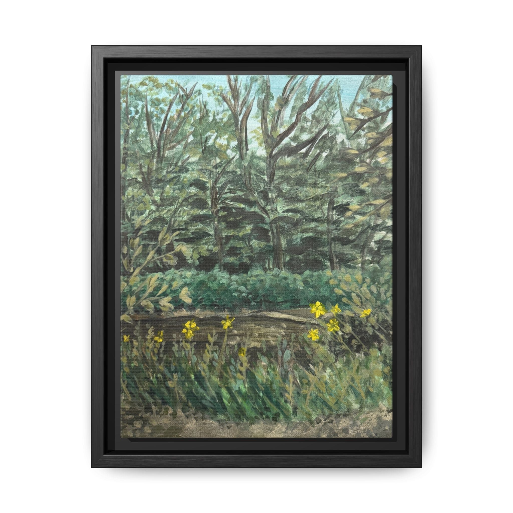 Rock Creek Park, DC - Day 7- Pushing The Art Framed Canvas