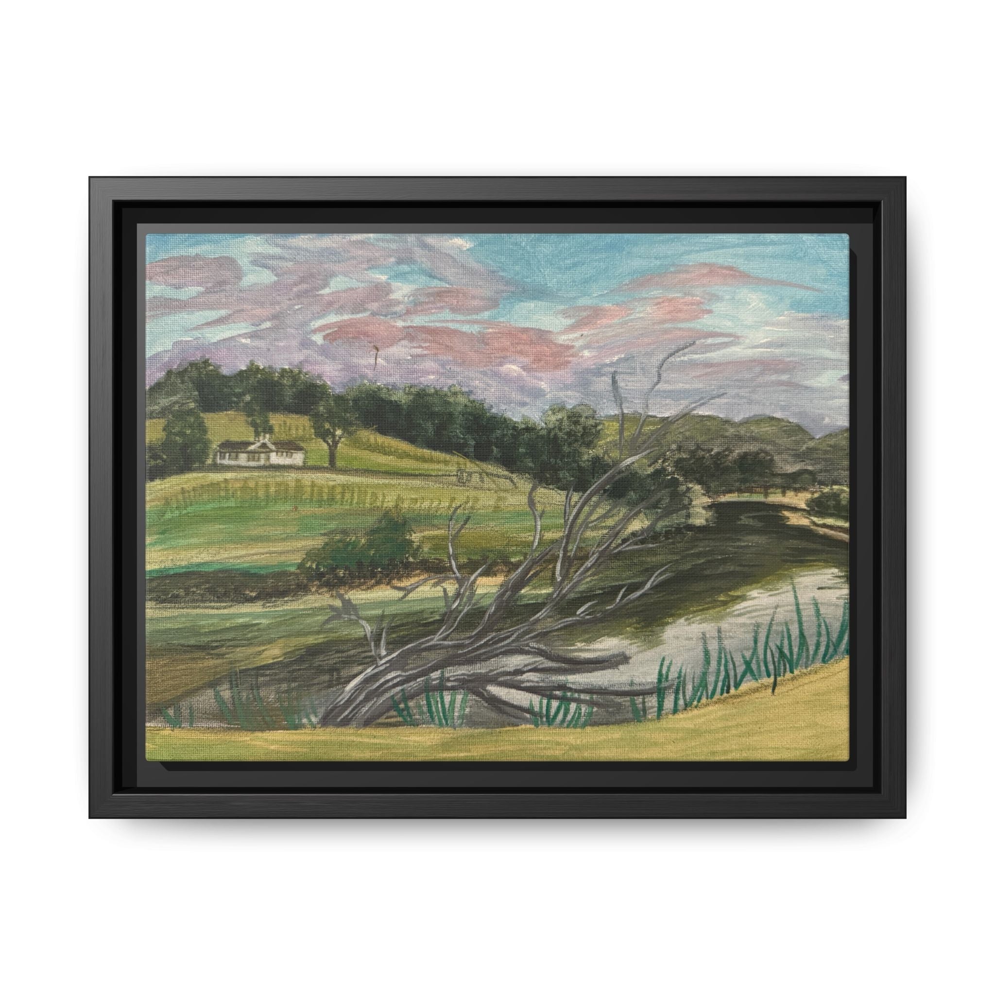 Surgoinsville, Tennessee - Day 22 - Pushing The Art Framed Canvas