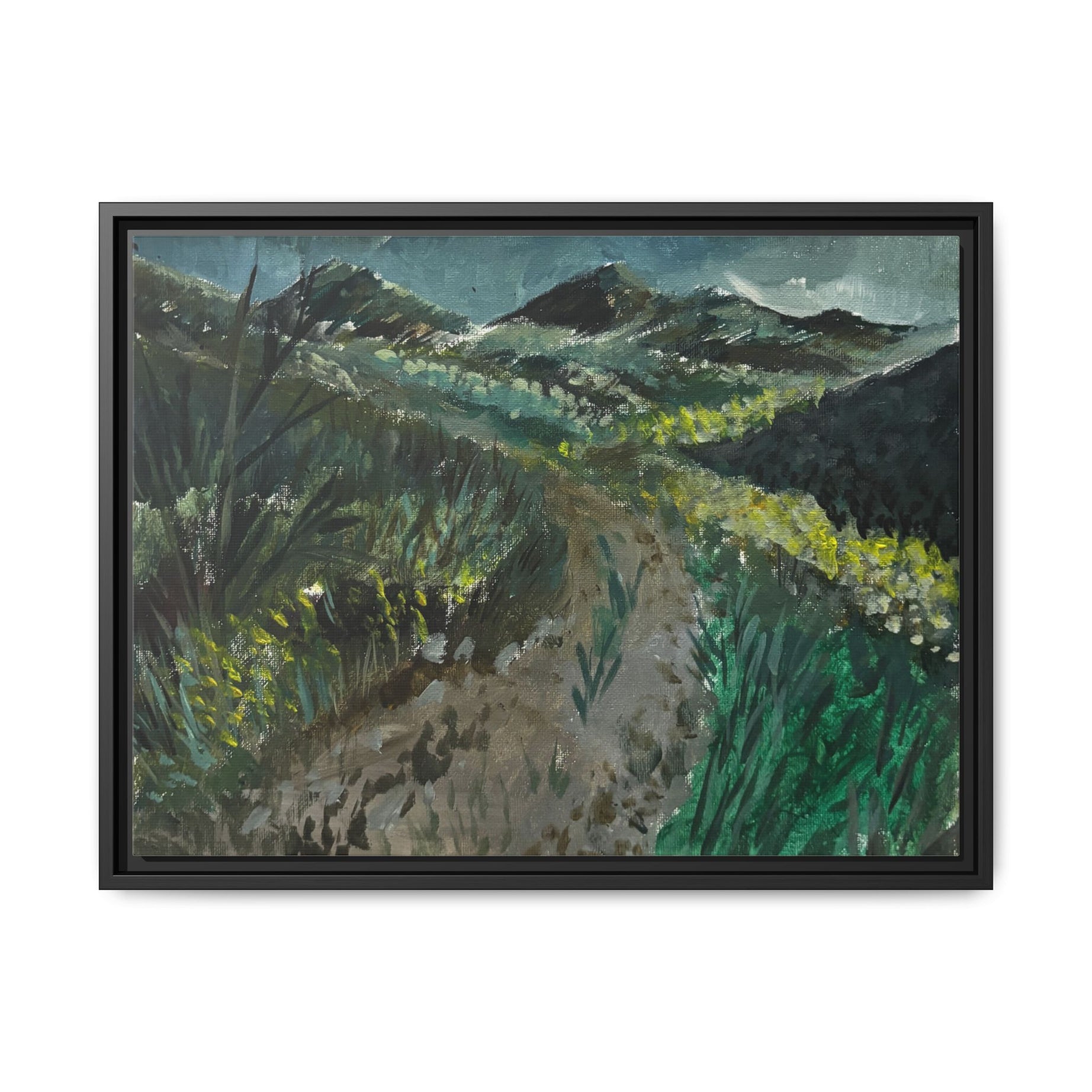Steele Canyon - Pushing The Art Framed Canvas