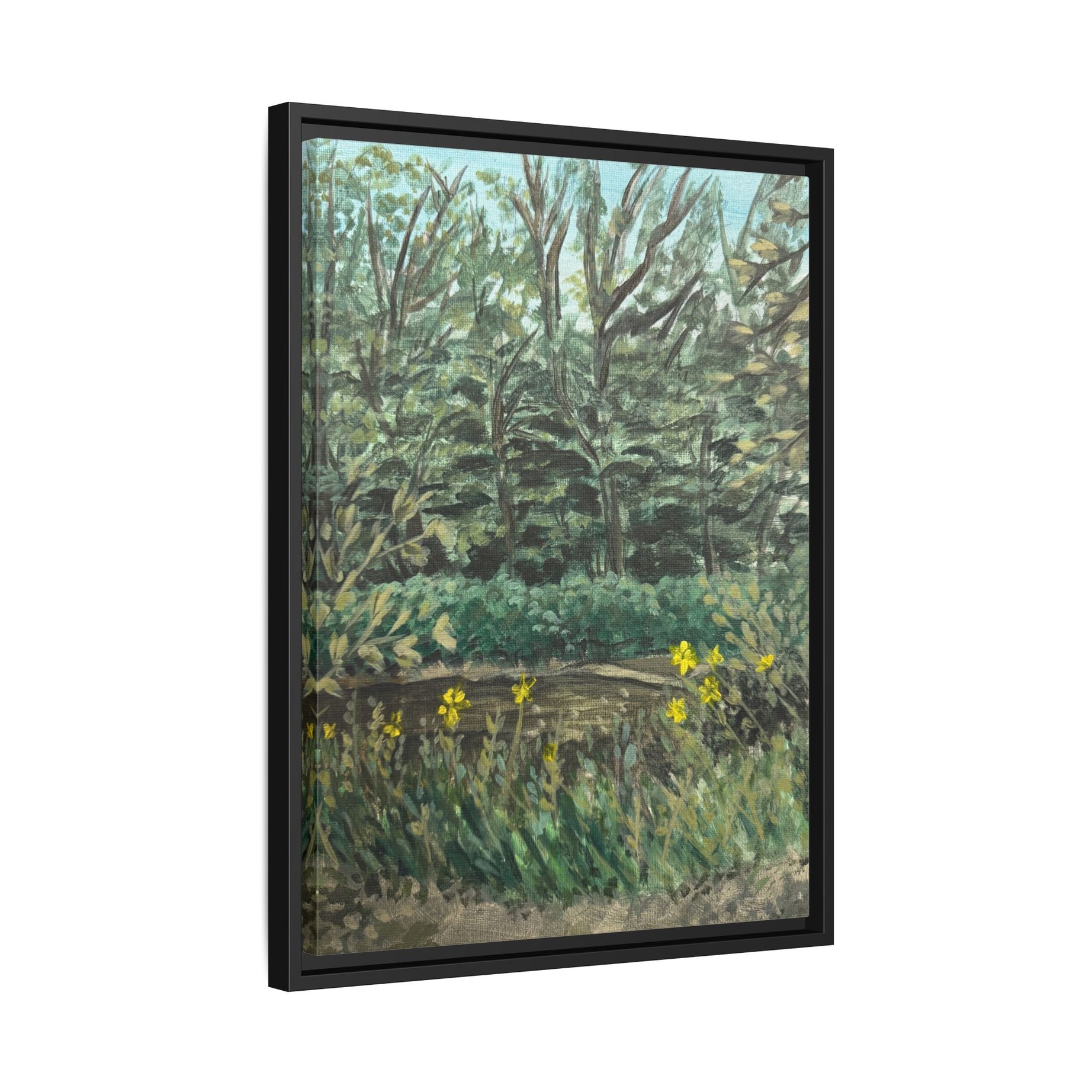 Rock Creek Park, DC - Day 7- Pushing The Art Framed Canvas