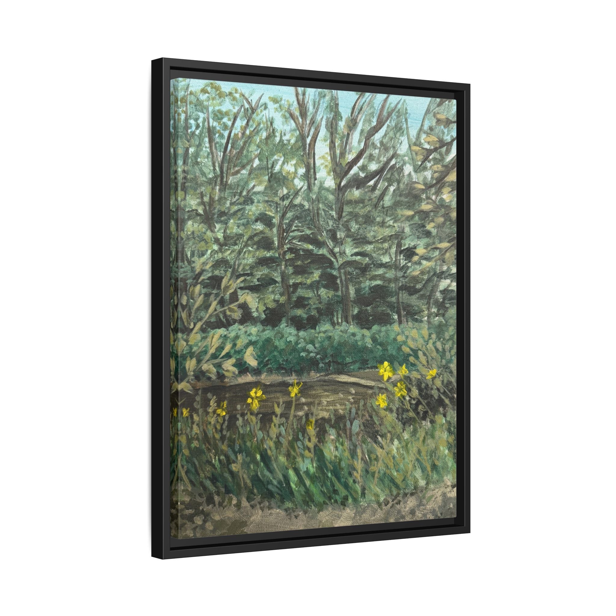 Rock Creek Park, DC - Day 7- Pushing The Art Framed Canvas