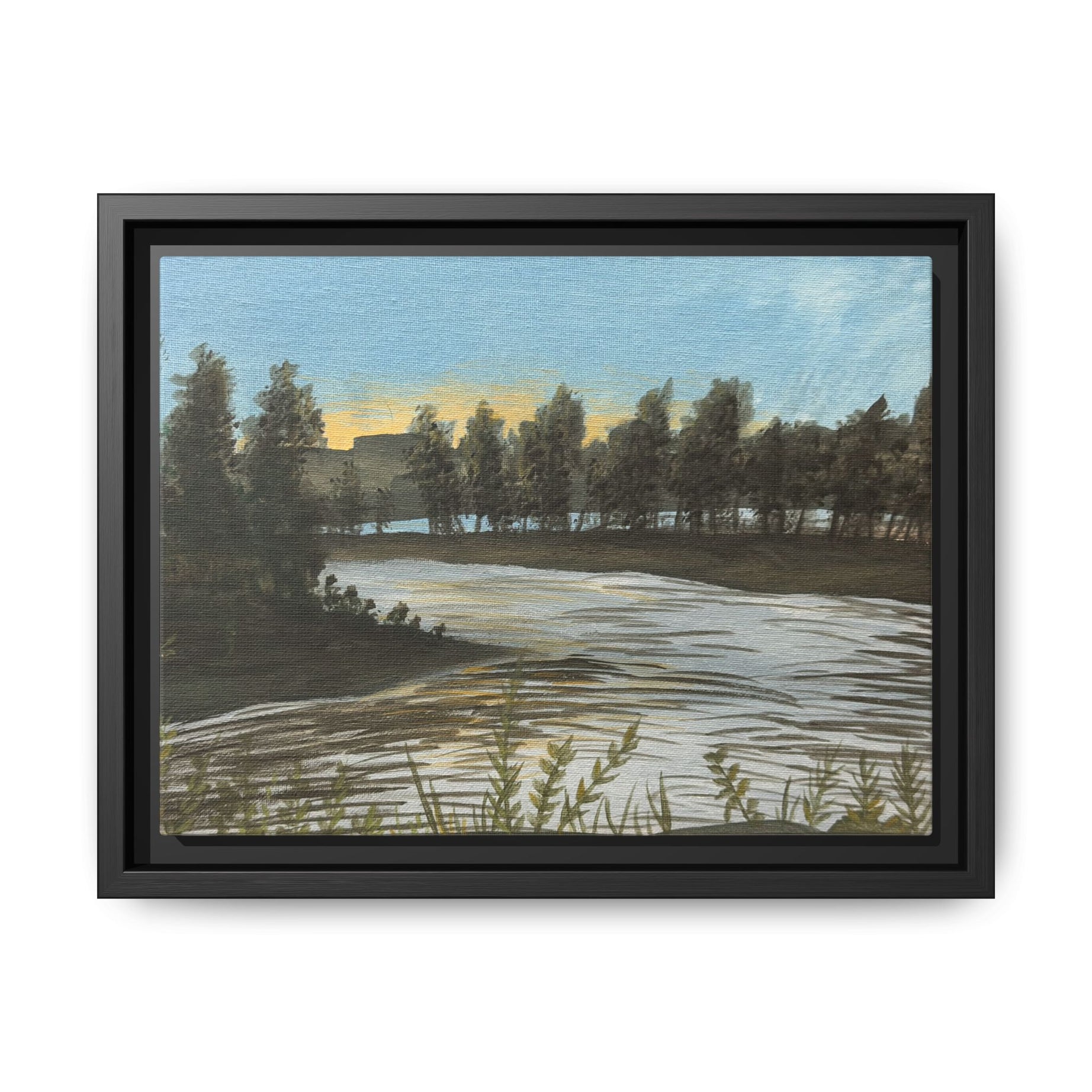Little Rock, Arkansas - Day 40 - Pushing The Art Framed Canvas