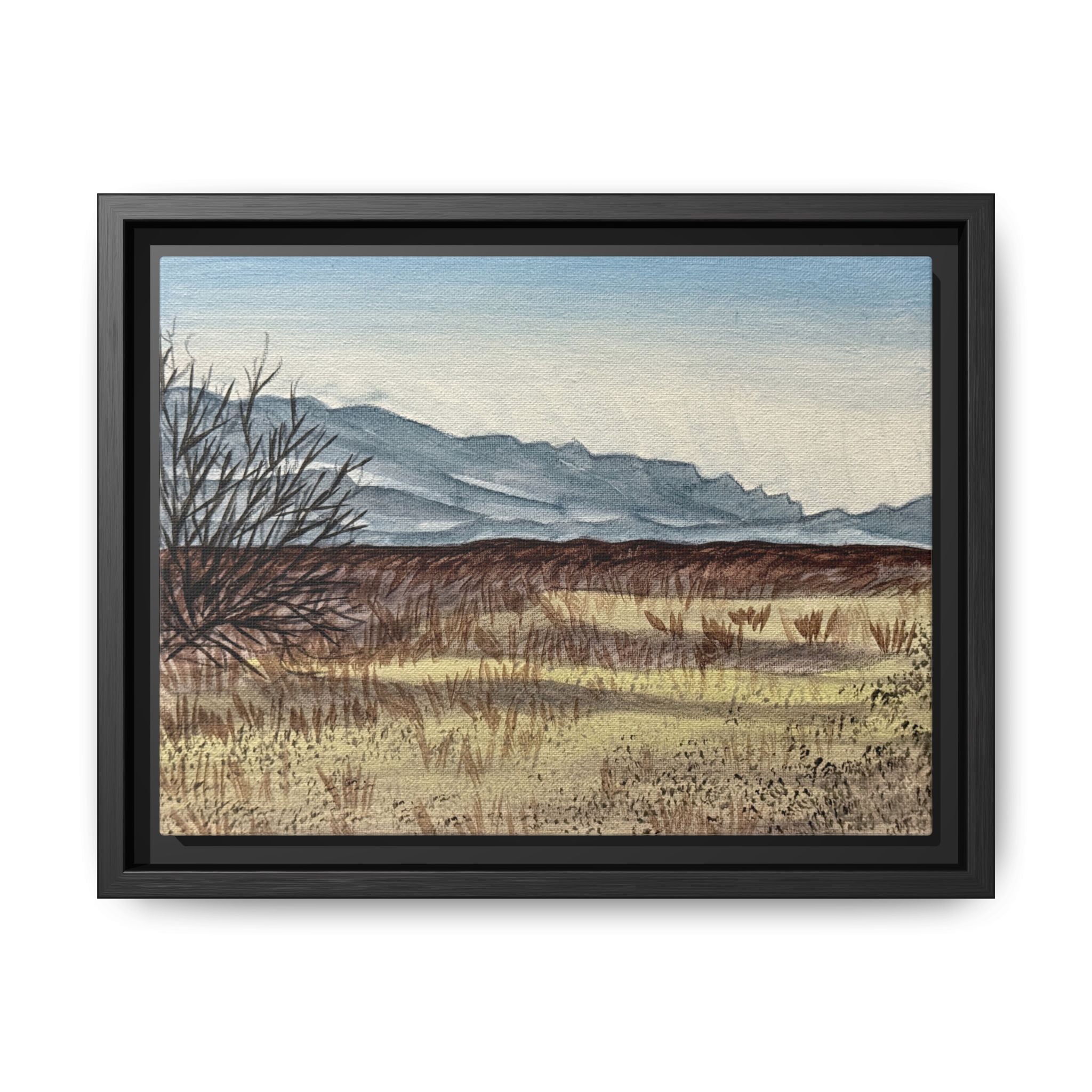 Esperanza, Texas - Day 75 - Pushing The Art Framed Canvas