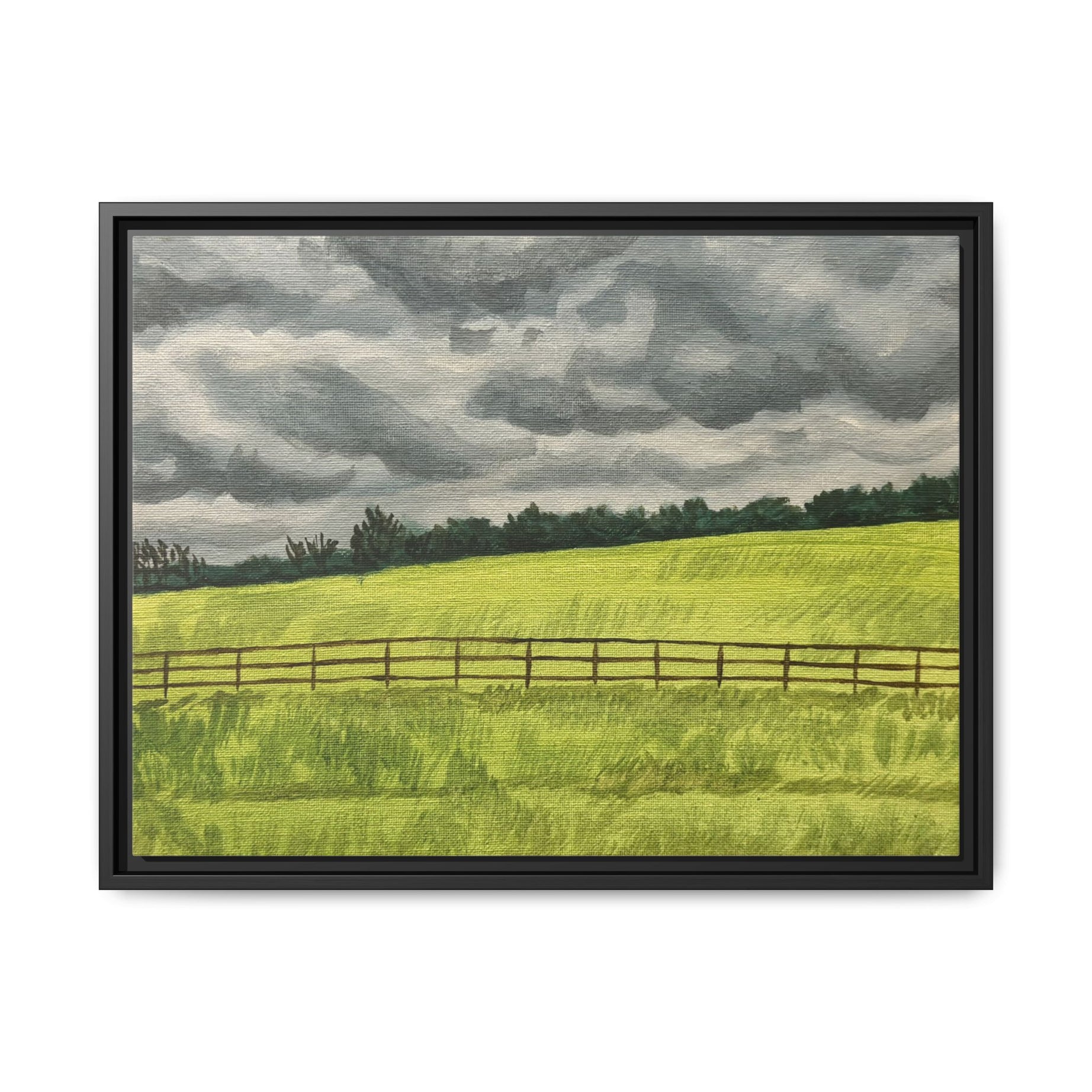 Conway, Arkansas - Day 41 - Pushing The Art Framed Canvas