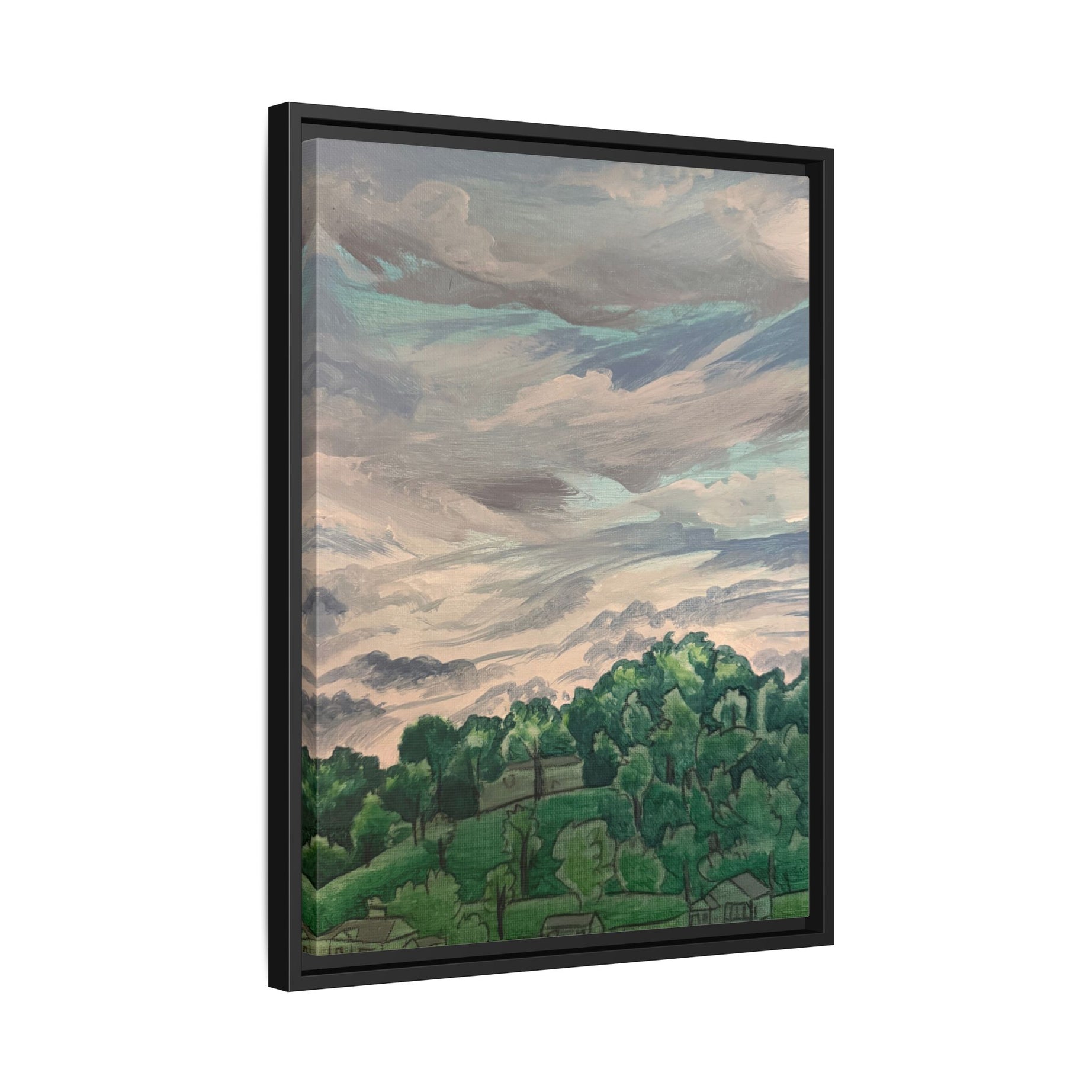 Wytheville, Virginia - Day 19 - Pushing The Art Framed Canvas