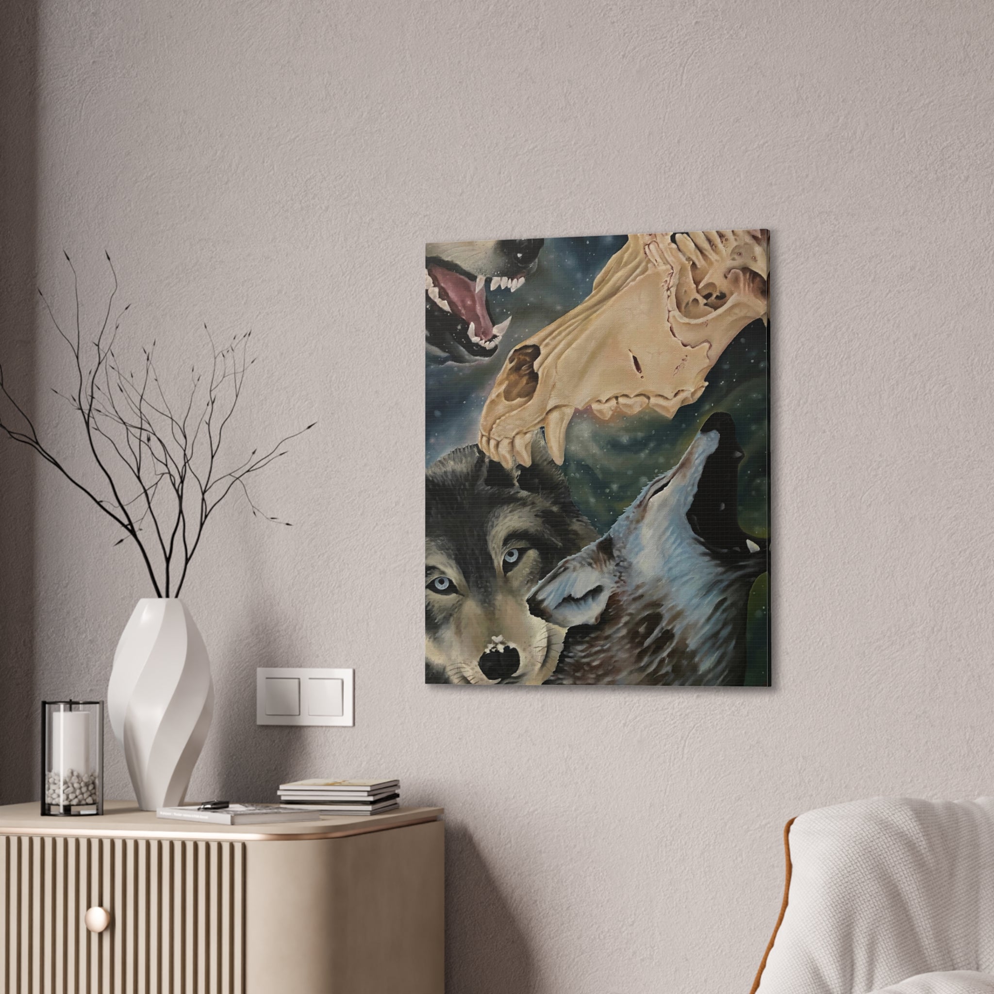 Cry Wolf Canvas