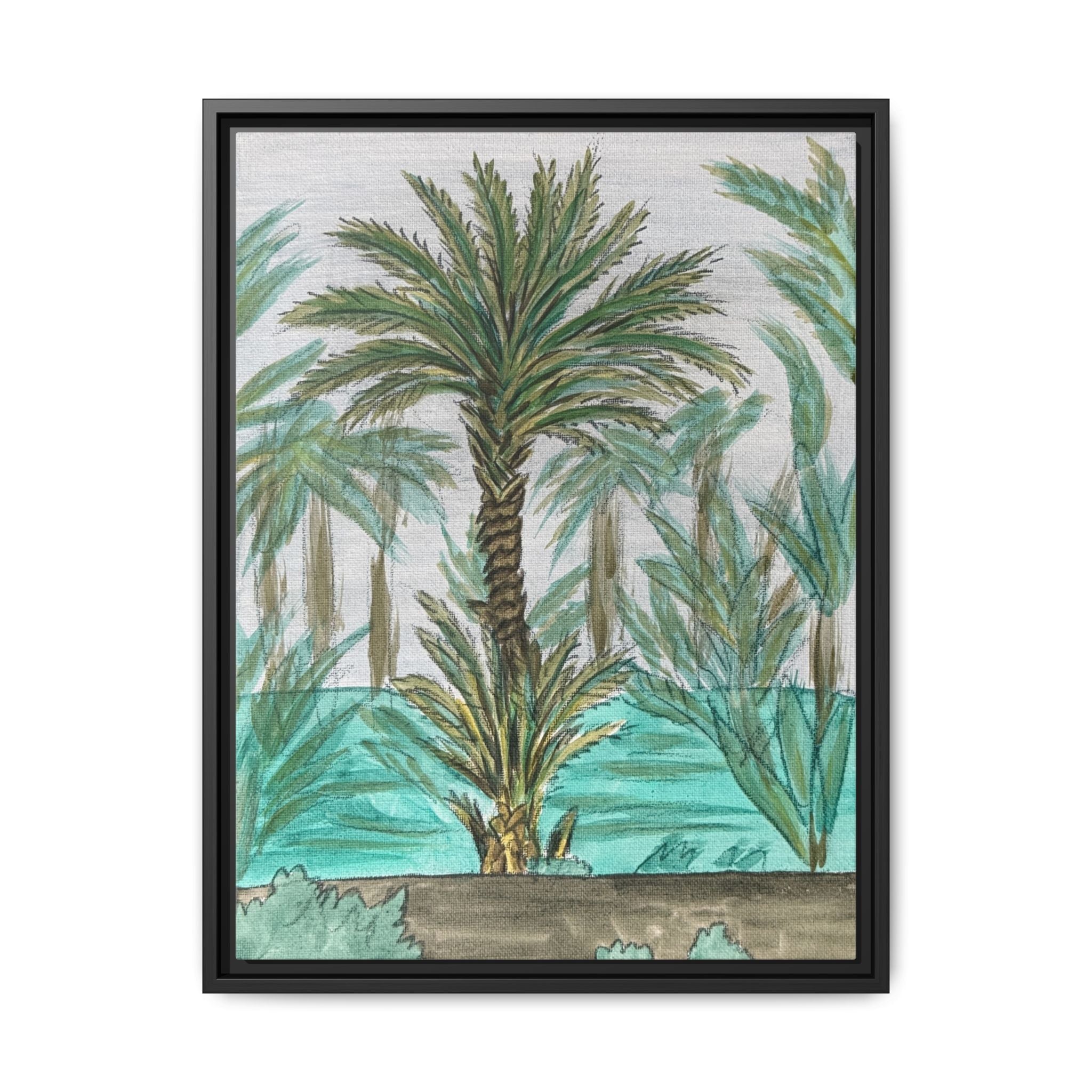 Dateland, Arizona - Day 95 - Pushing The Art Framed Canvas