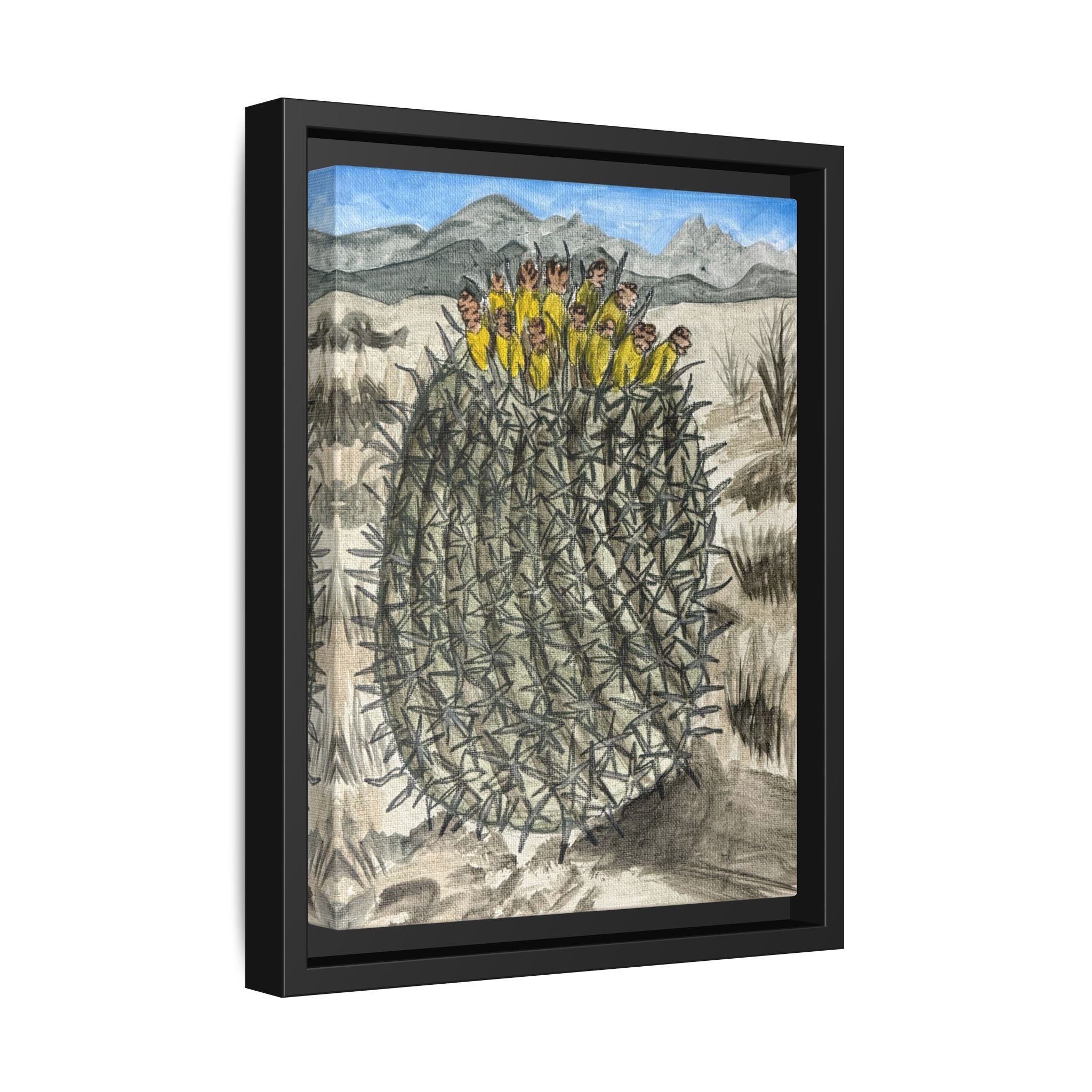 Safford, Arizona - Day 84 - Pushing The Art Framed Canvas