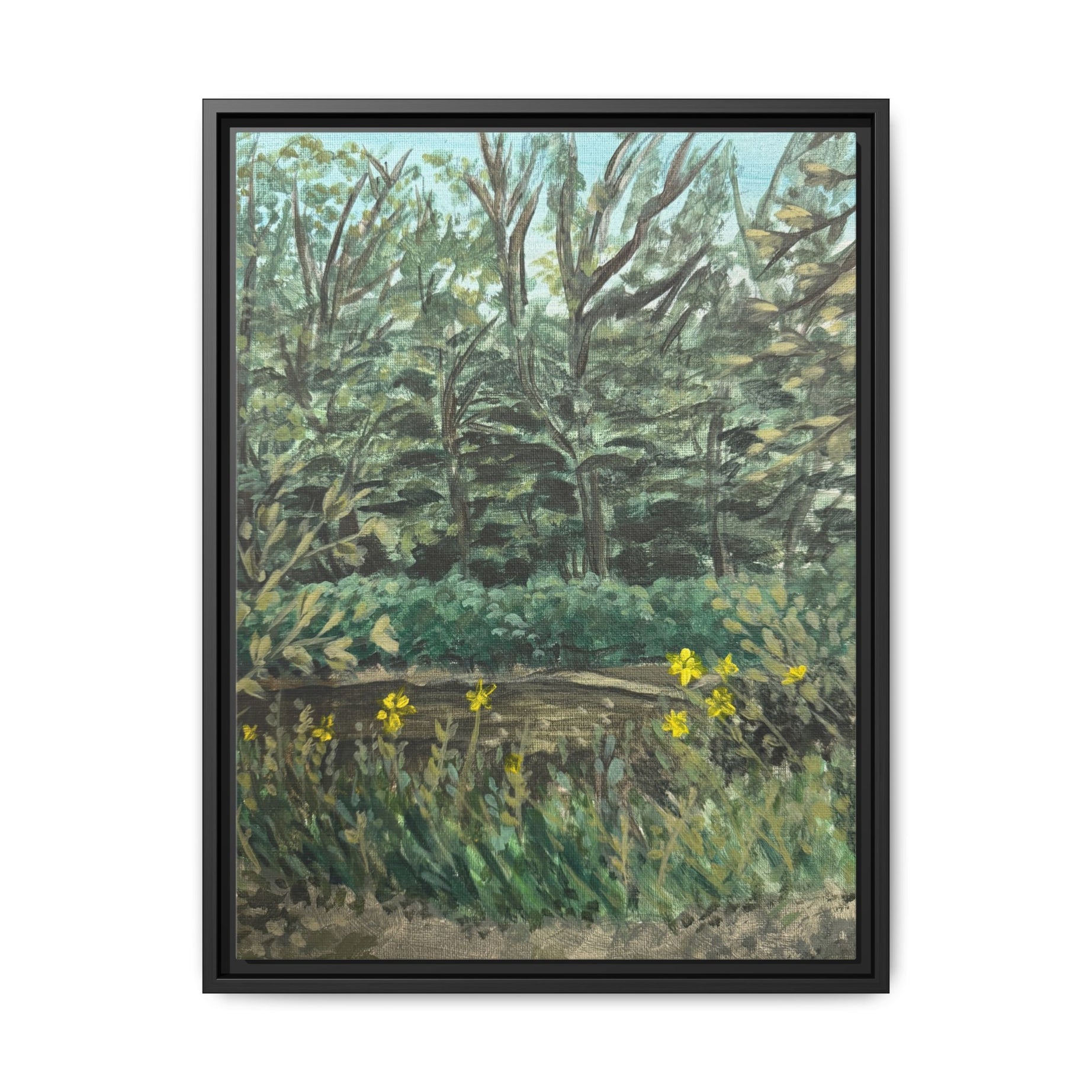 Rock Creek Park, DC - Day 7- Pushing The Art Framed Canvas