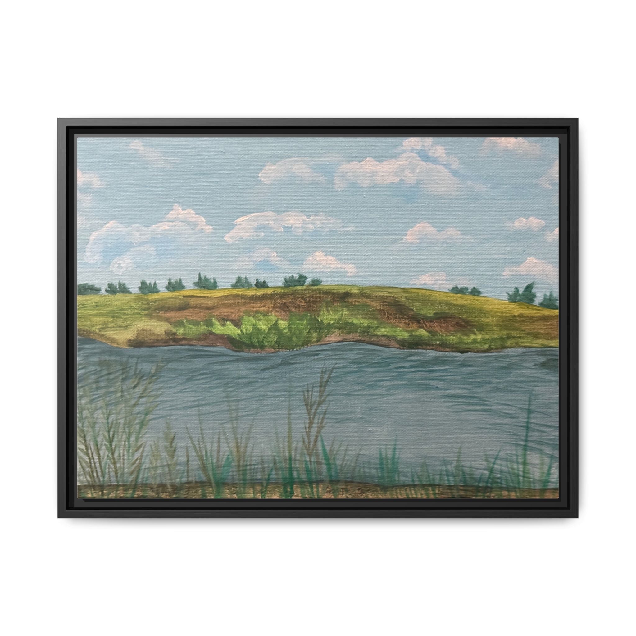 Yukon, Oklahoma - Day 51 - Pushing The Art Framed Canvas