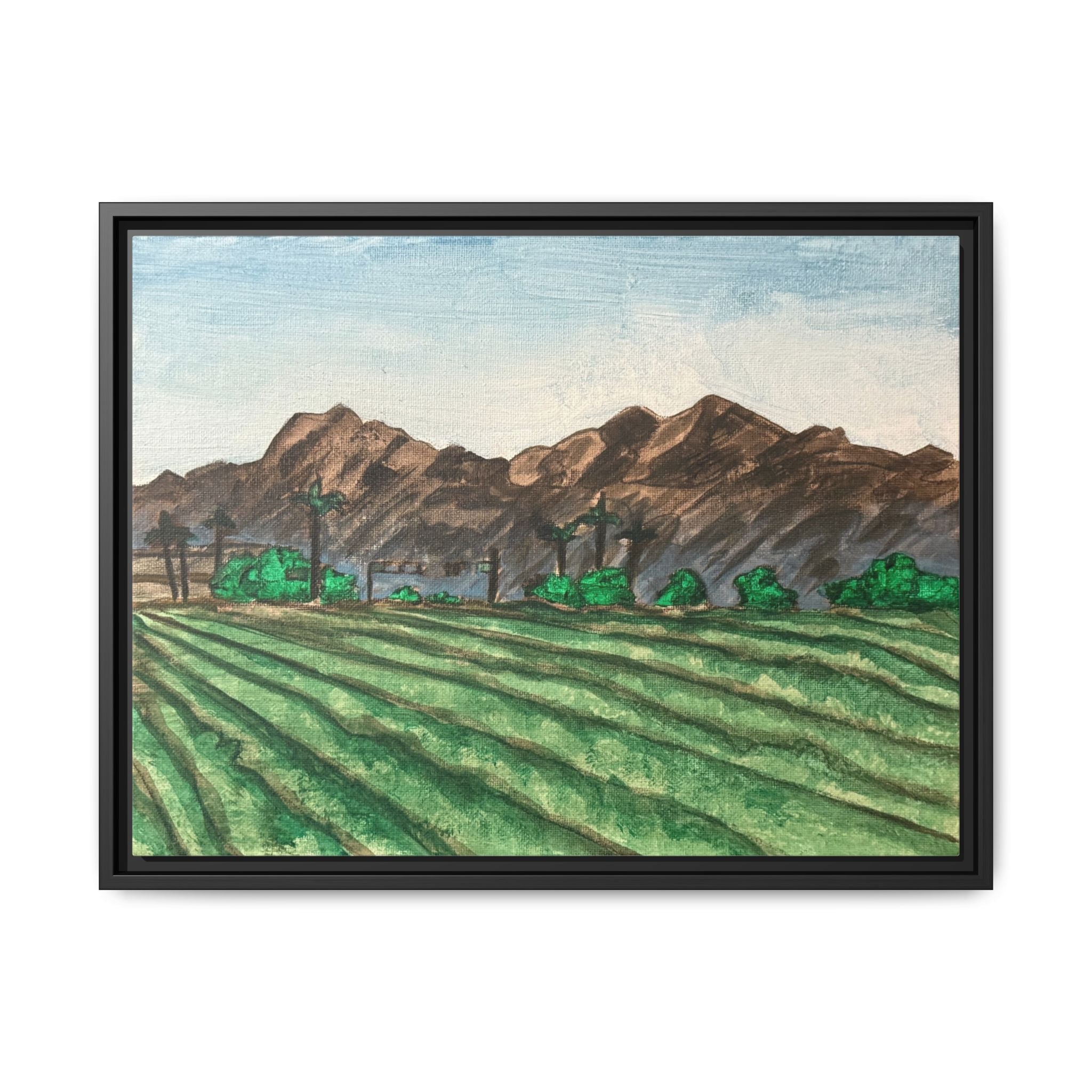 Phoenix, Arizona - Day 92 - Pushing The Art Framed Canvas