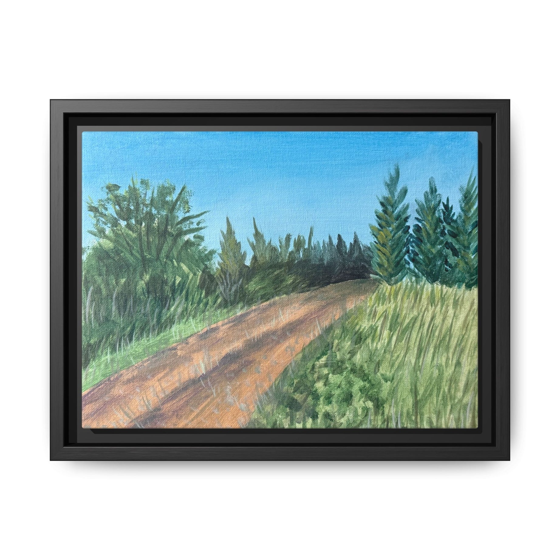Fort Smith, Arkansas - Day 44 - Pushing The Art Framed Canvas