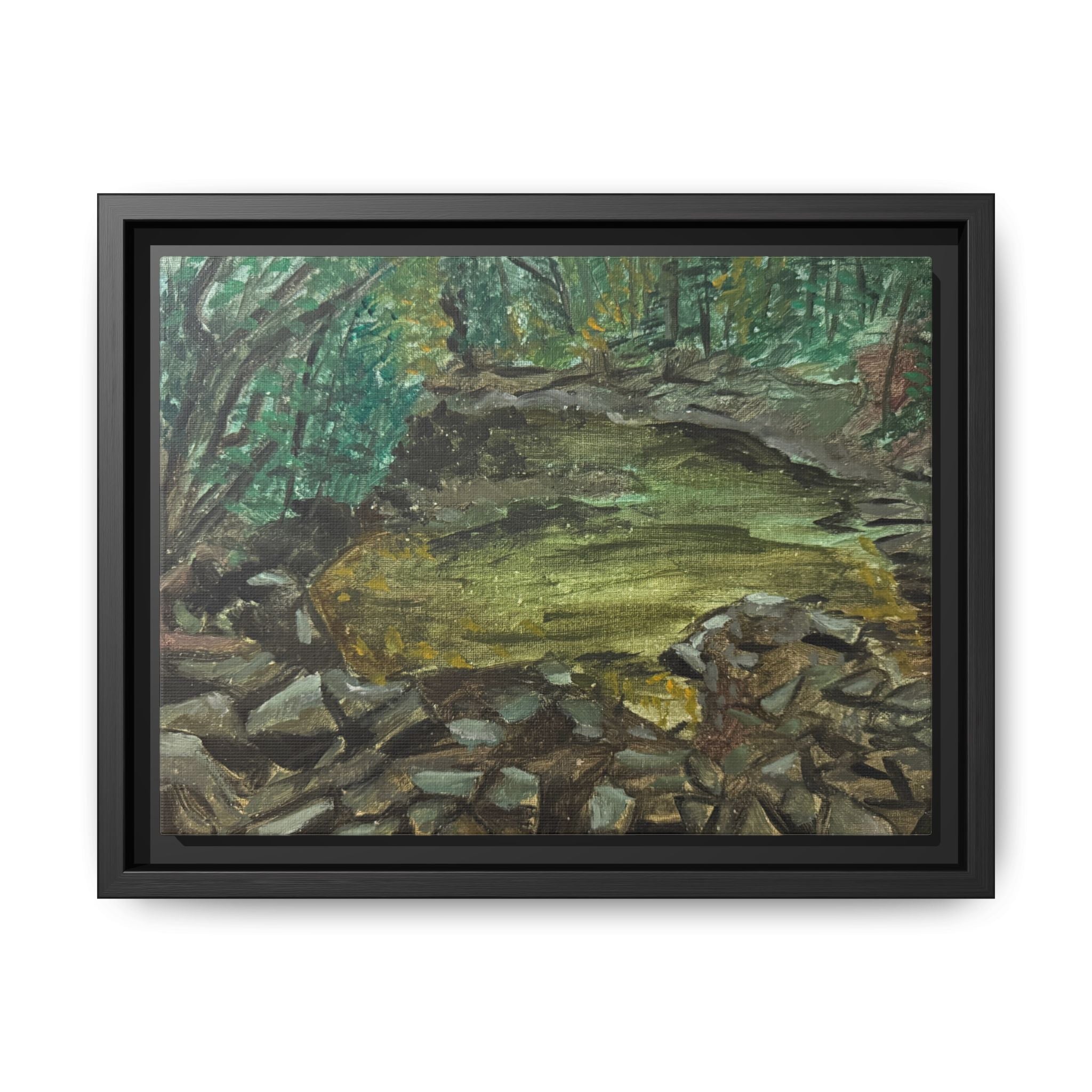 Catlett, Virginia - Day 9 - Pushing The Art Framed Canvas