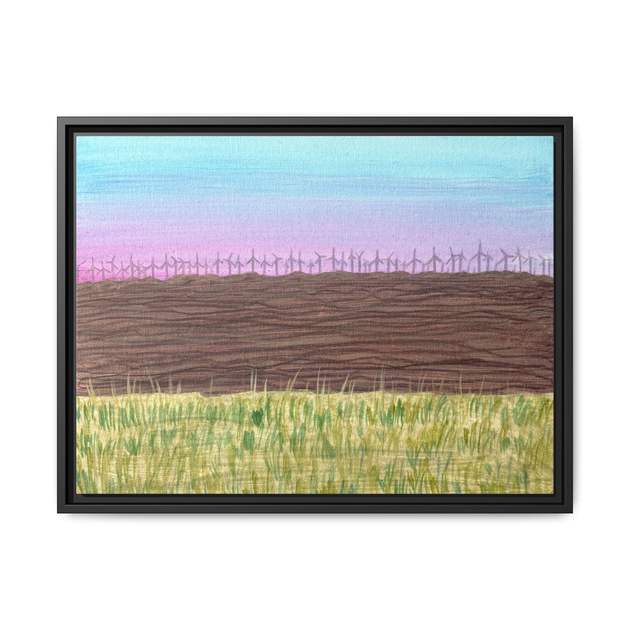 Silverton, Texas - Day 59 - Pushing The Art Framed Canvas