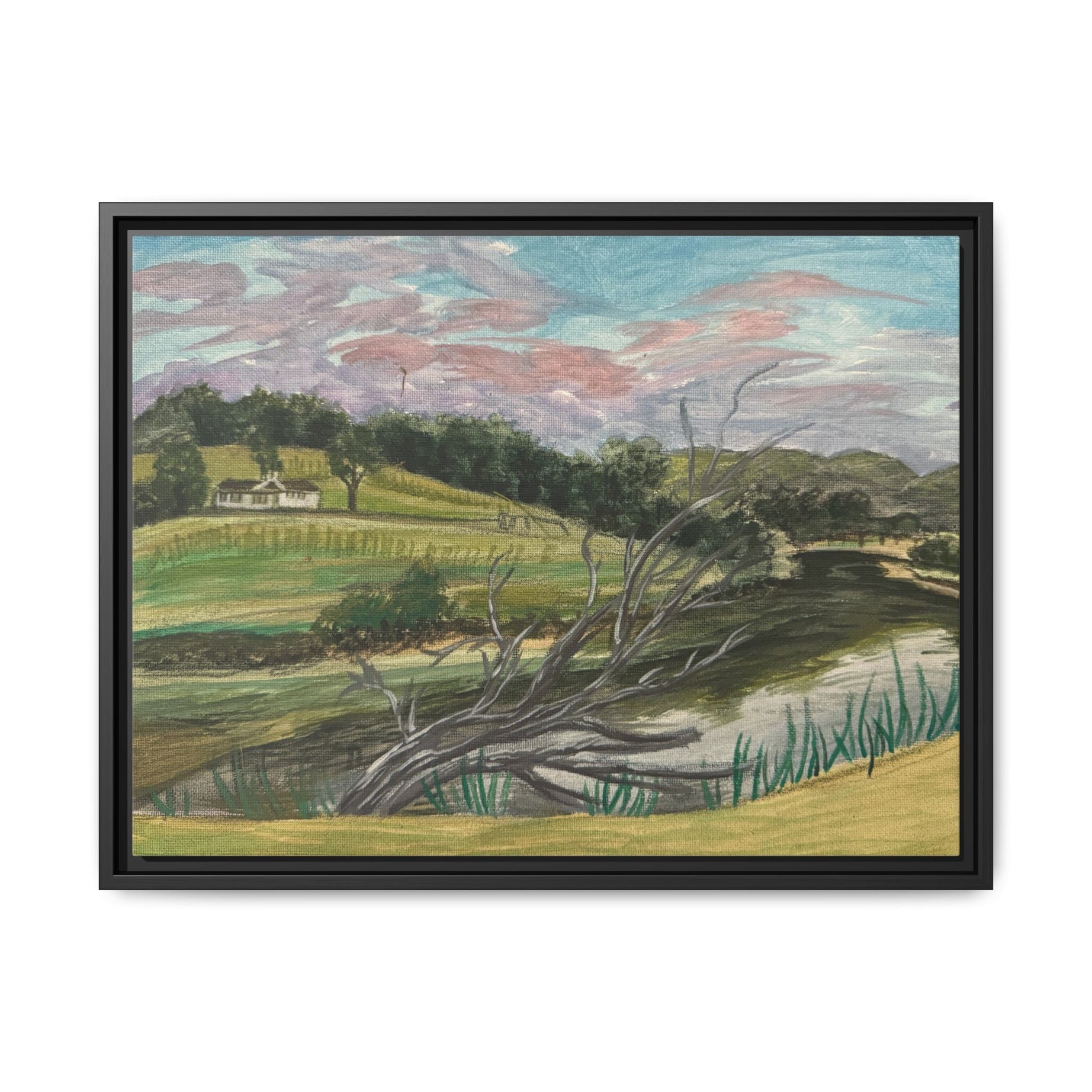 Surgoinsville, Tennessee - Day 22 - Pushing The Art Framed Canvas