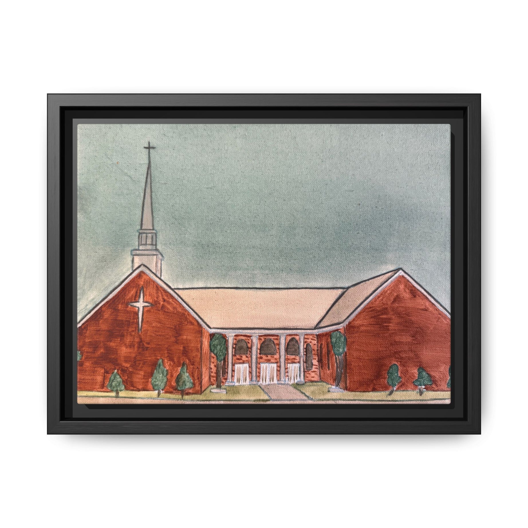 McEwen, Tennessee - Day 33 - Pushing The Art Framed Canvas