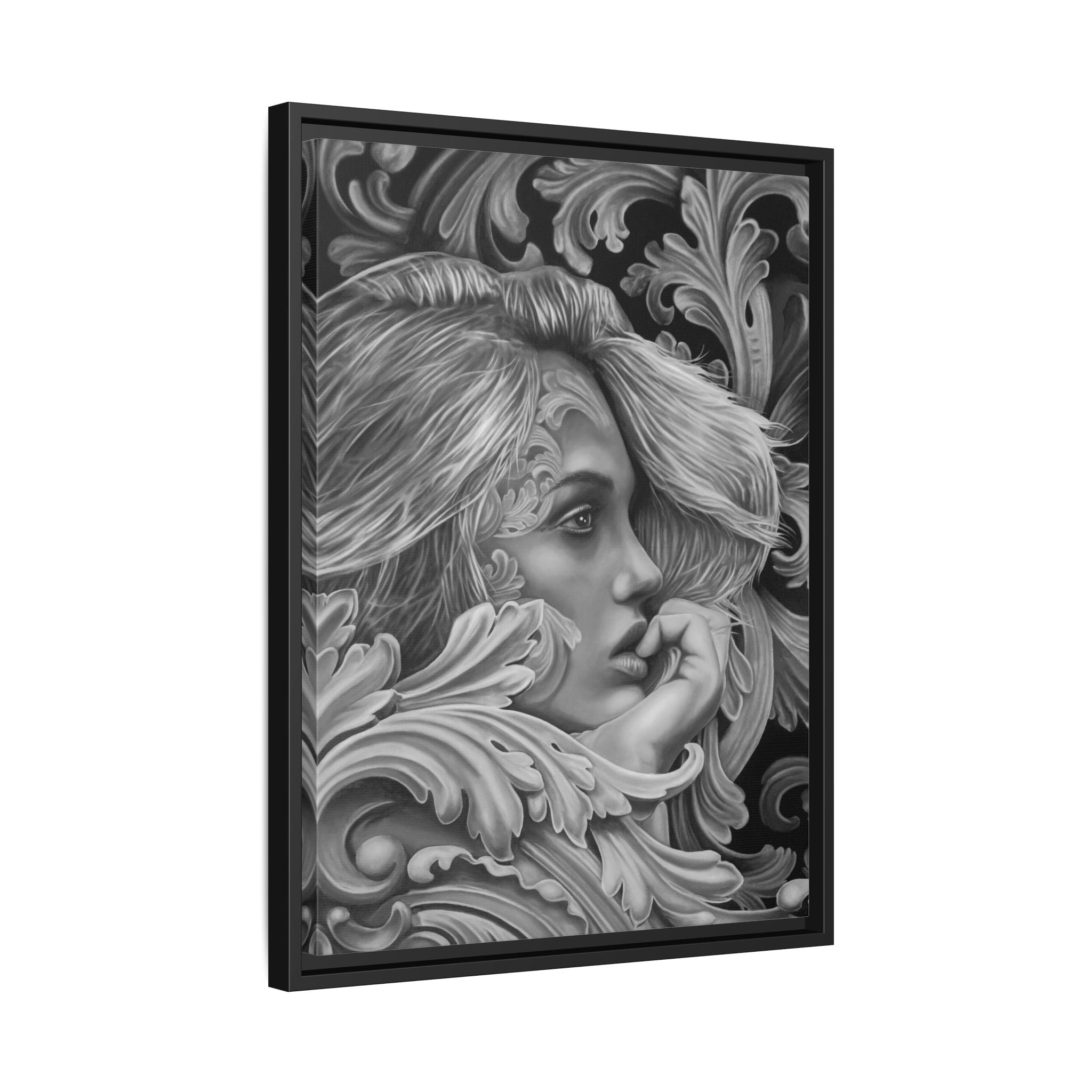Contemplation Framed Canvas