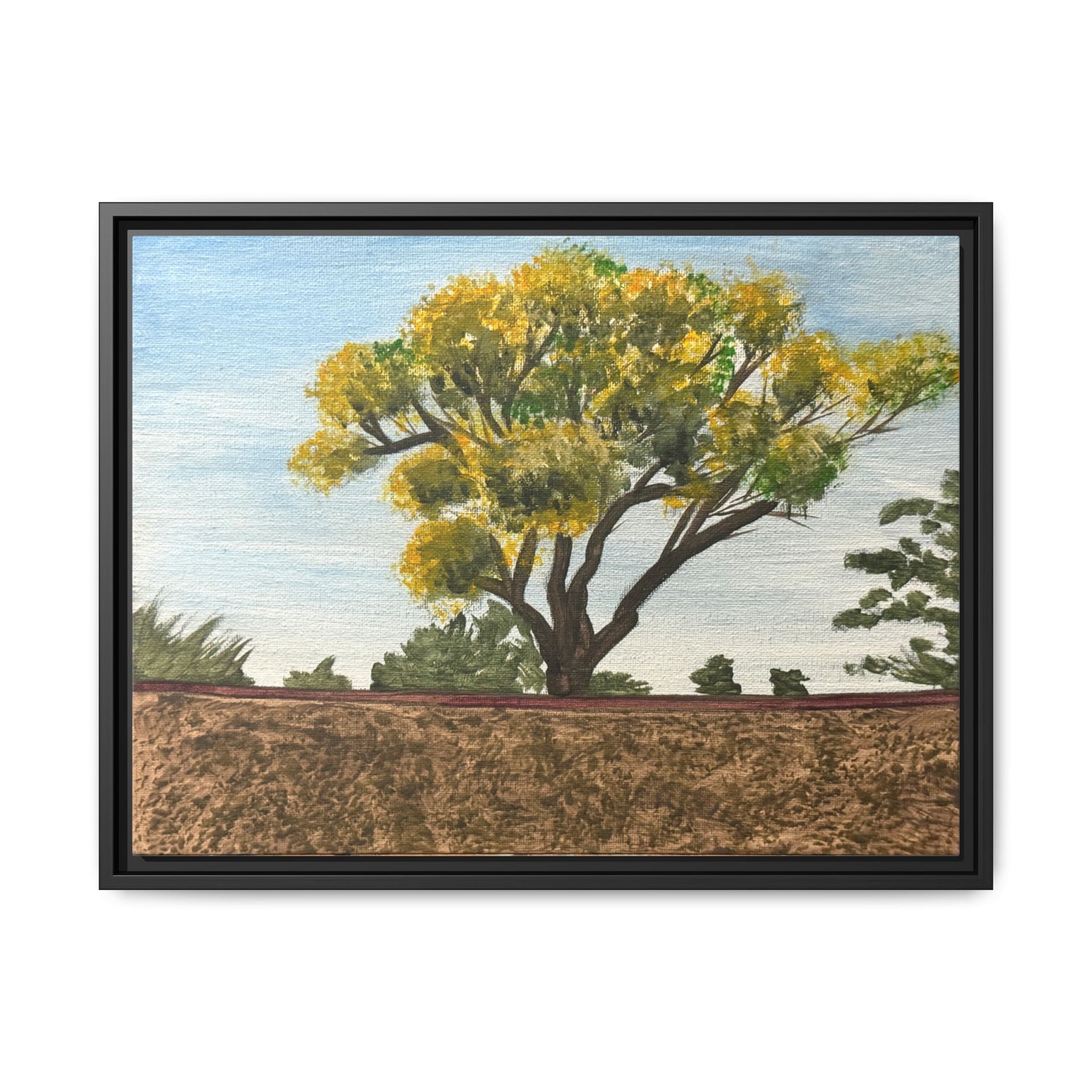 Thatcher, Arizona - Day 85 - Pushing The Art Framed Canvas