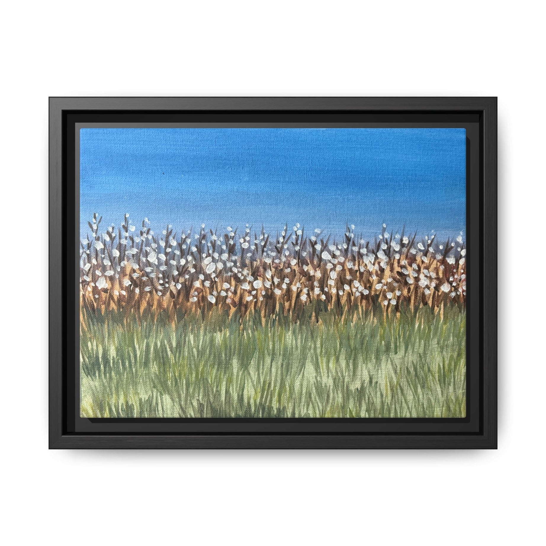 Abernathy, Texas - Day 61 - Pushing The Art Framed Canvas