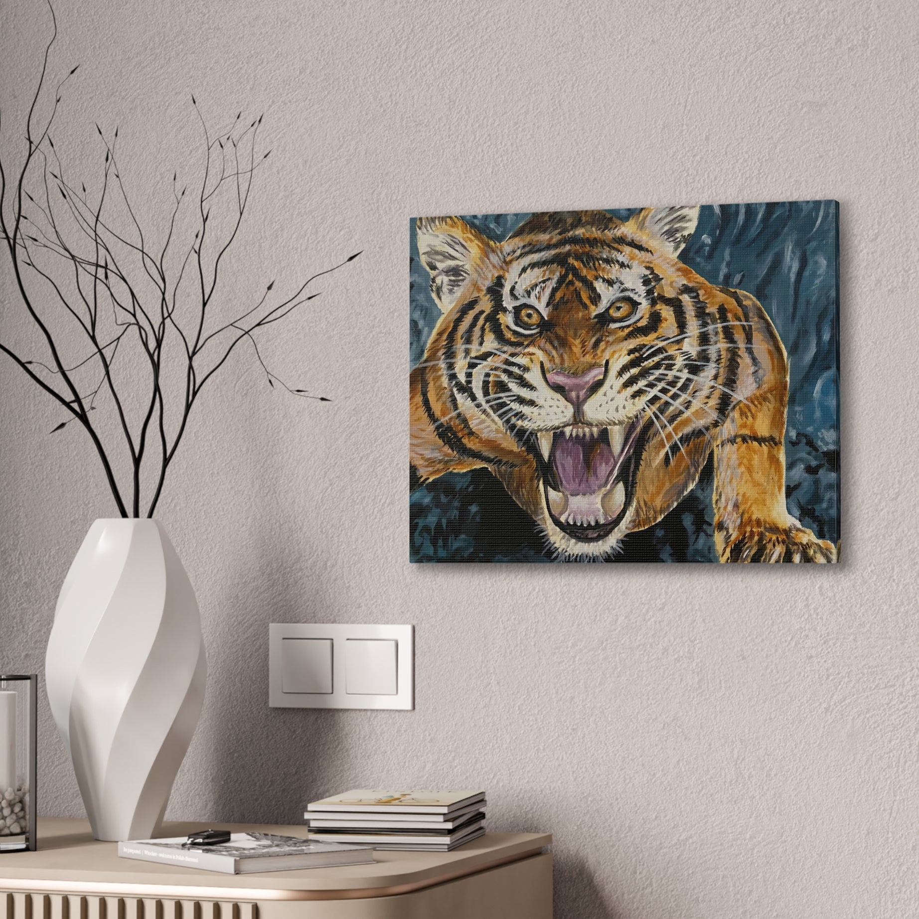 Tiger Tits Canvas