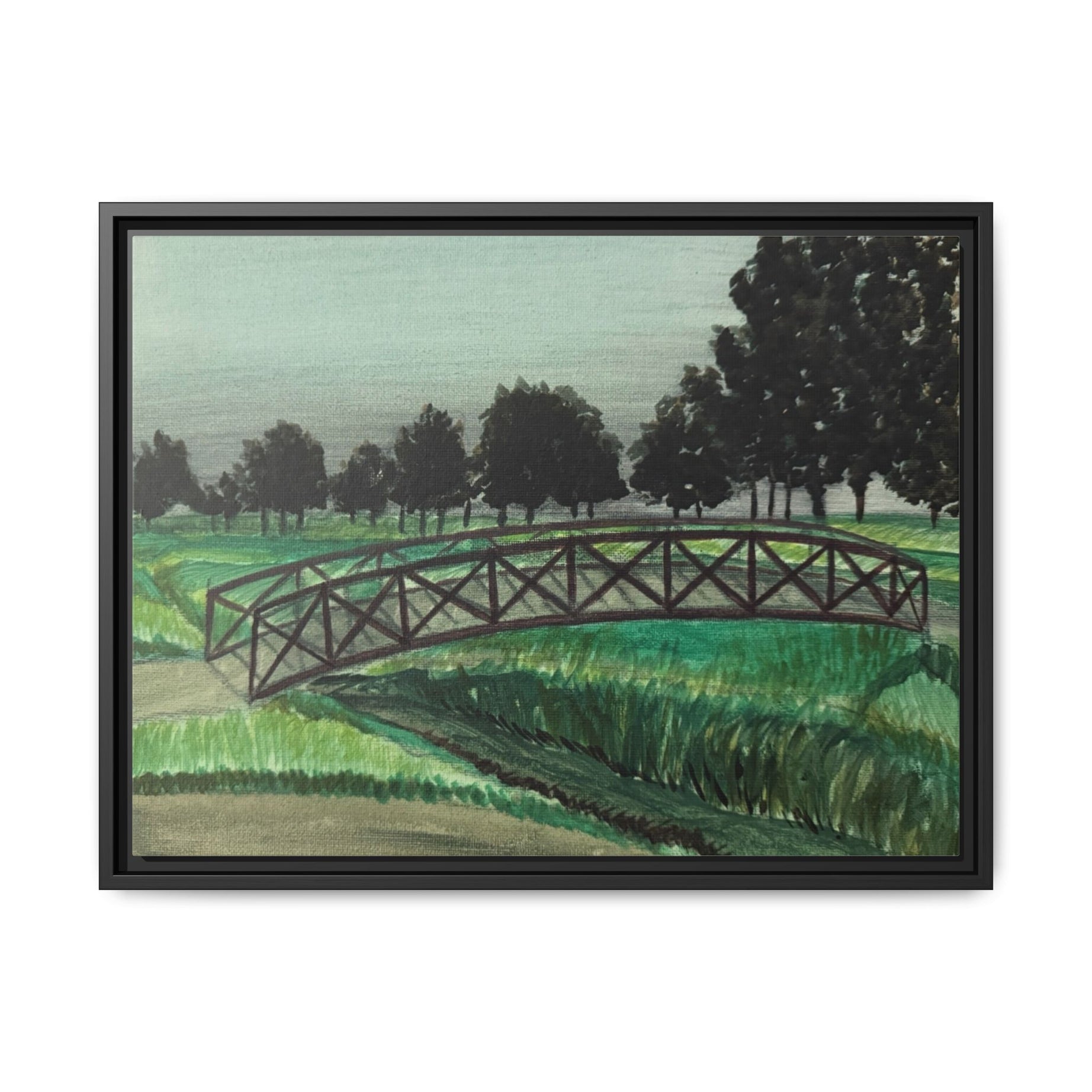 Oak Ridge, Tennessee - Day 25 - Pushing The Art Framed Canvas