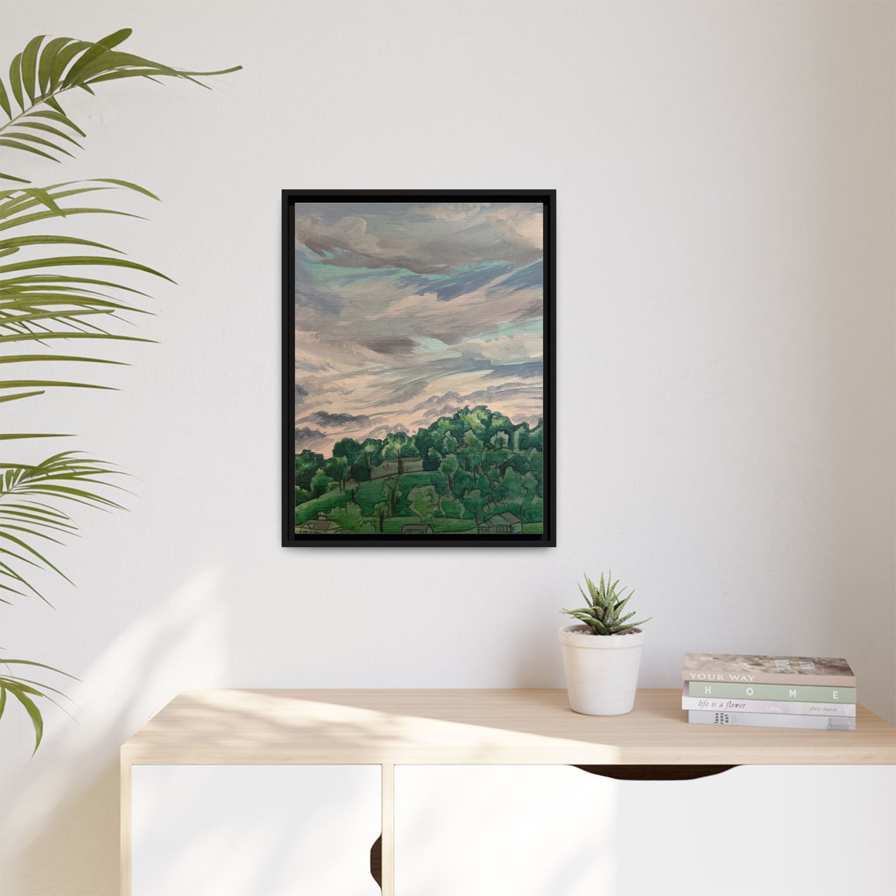 Wytheville, Virginia - Day 19 - Pushing The Art Framed Canvas