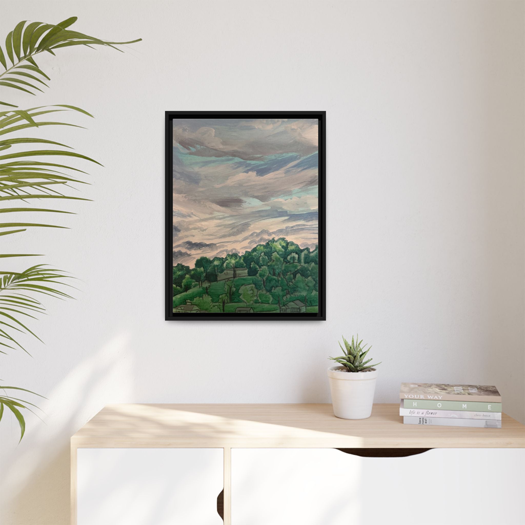 Wytheville, Virginia - Day 19 - Pushing The Art Framed Canvas