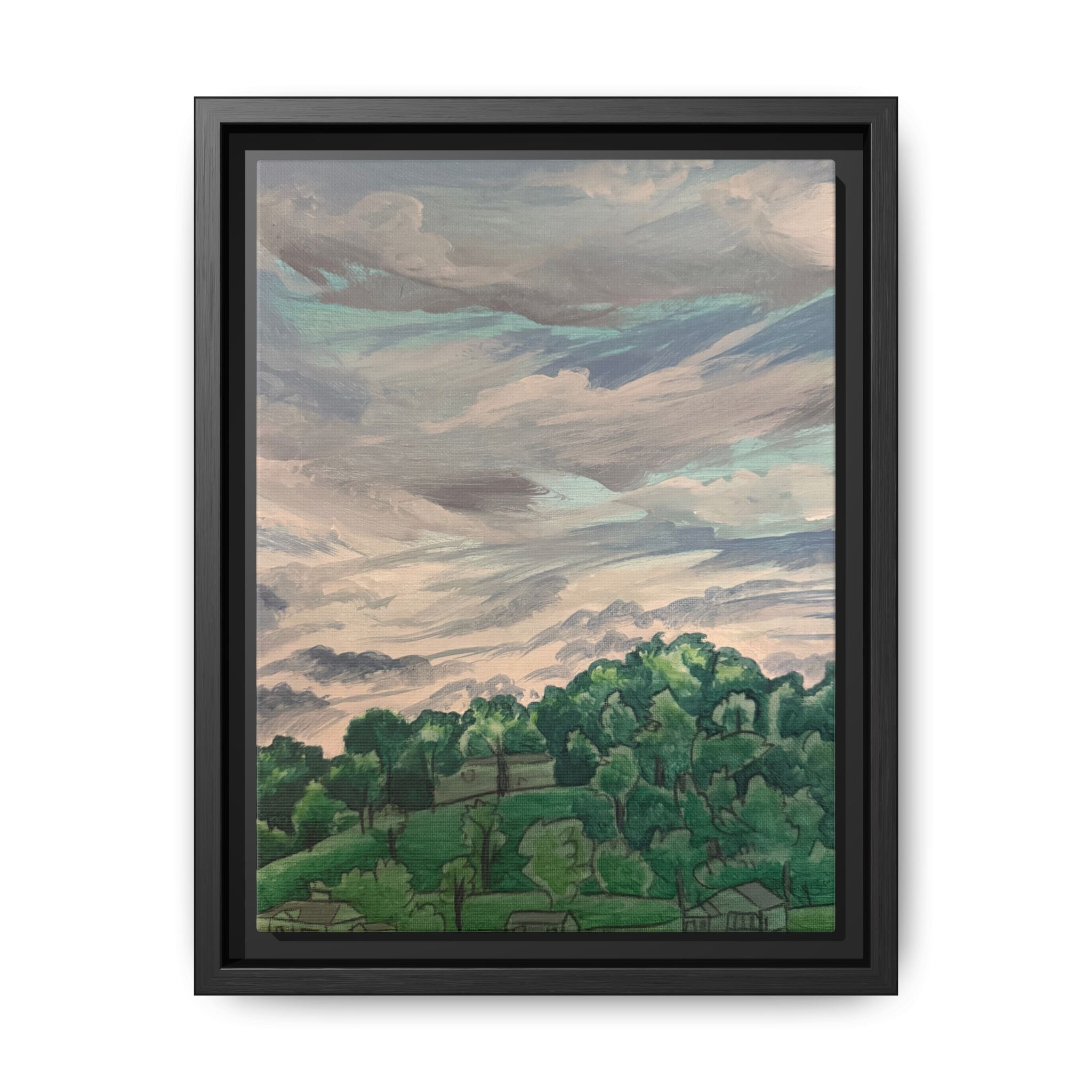 Wytheville, Virginia - Day 19 - Pushing The Art Framed Canvas