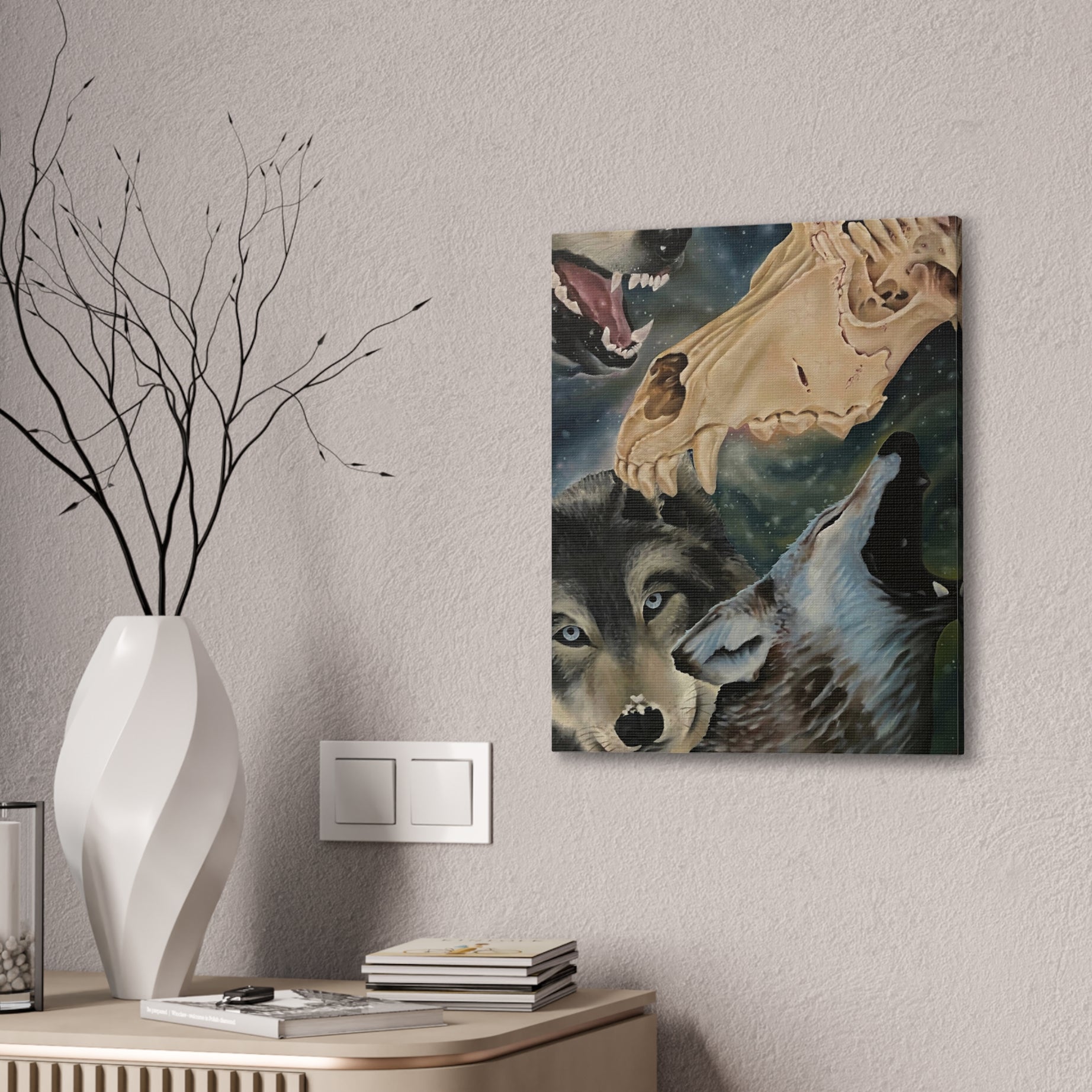 Cry Wolf Canvas